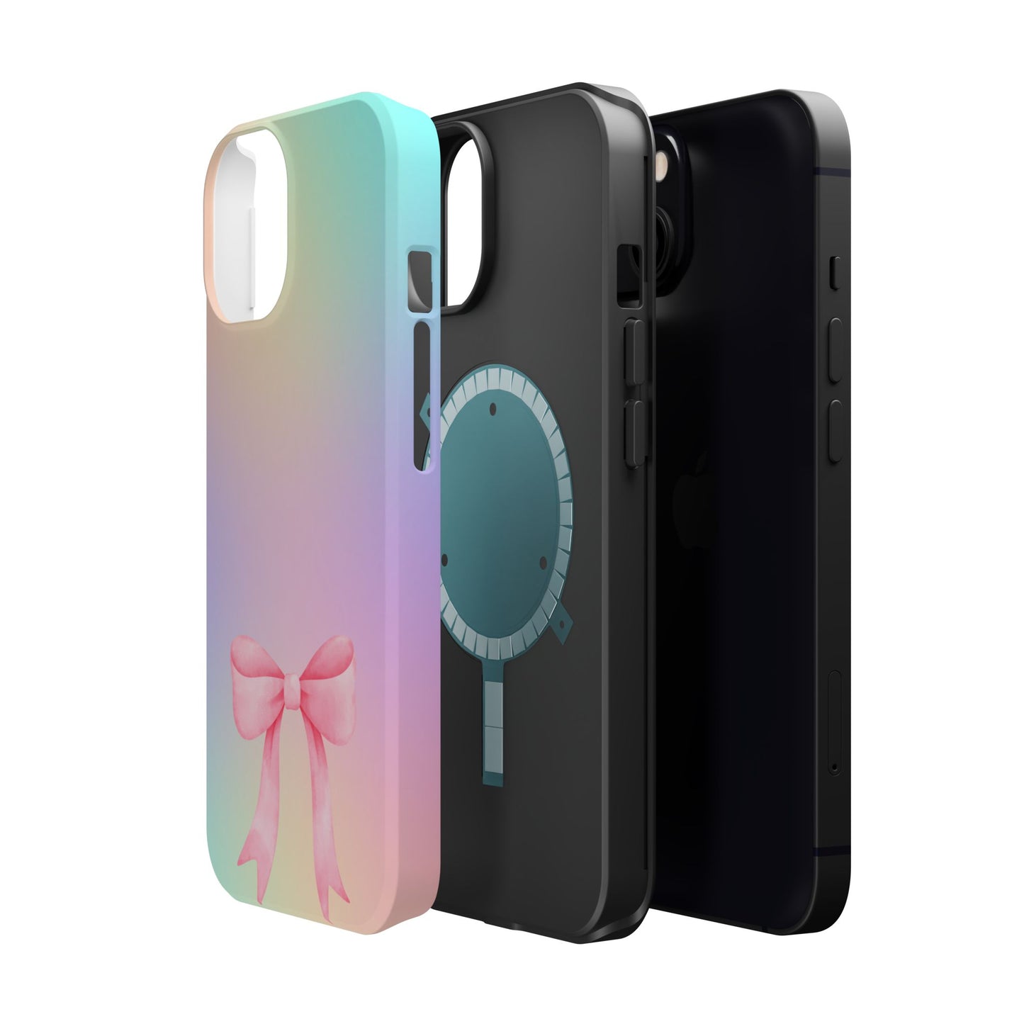 Pink Bow & Cotton Candy MagSafe iPhone® Case
