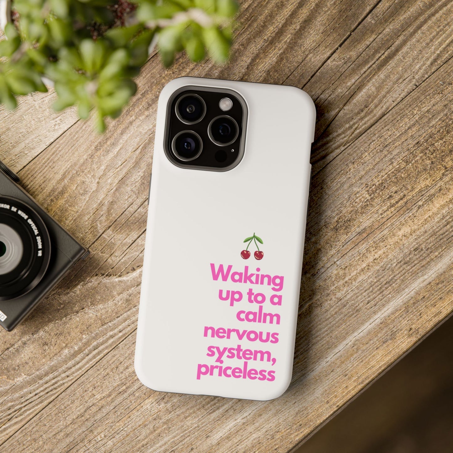 Stay Calm MagSafe iPhone® Case White