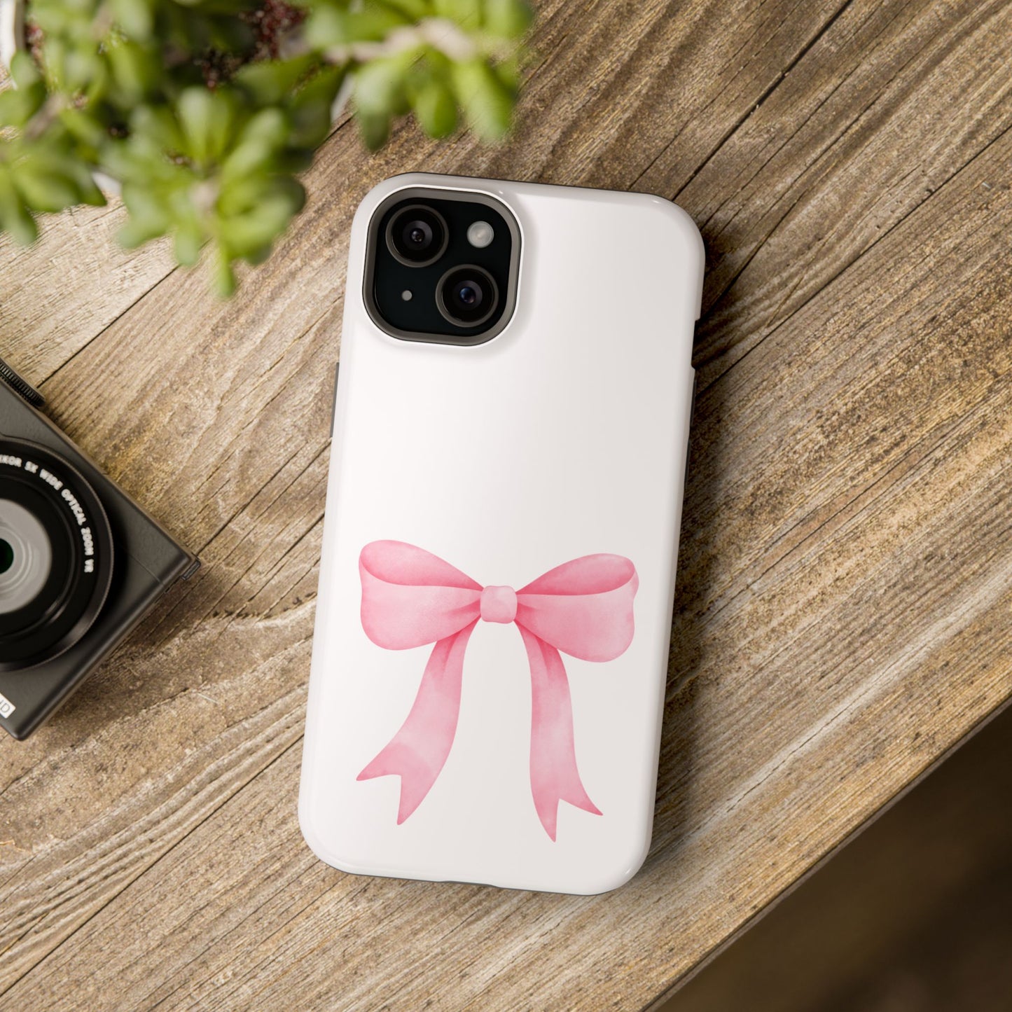 Pink Bow MagSafe iPhone® Case