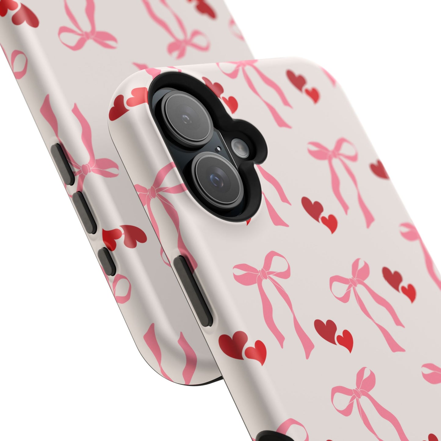 Pink Bows & Hearts MagSafe iPhone® Case
