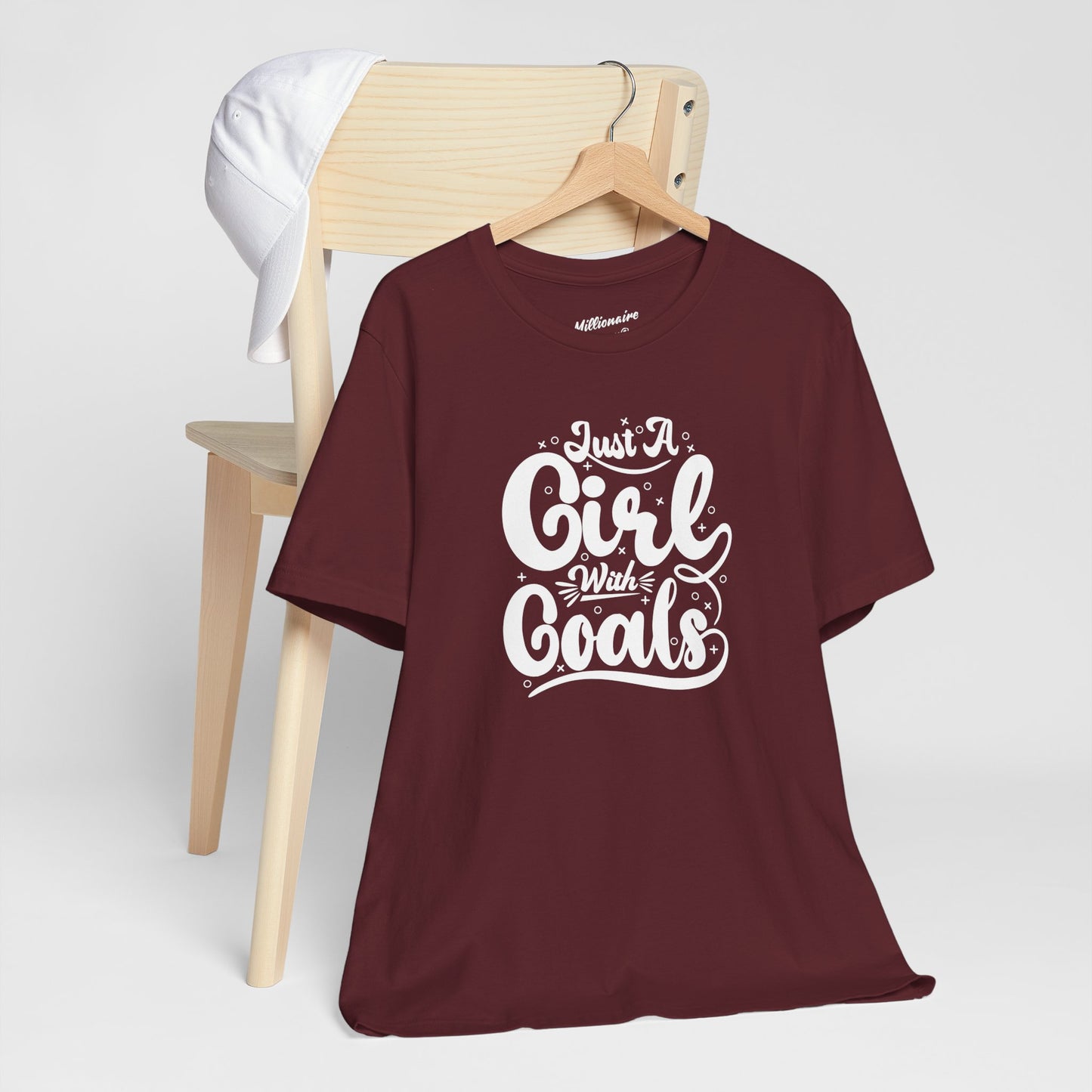 Just a Girl with Goals Soft Cotton Tee
