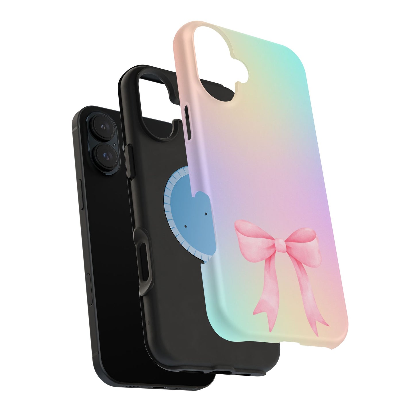 Pink Bow & Cotton Candy MagSafe iPhone® Case