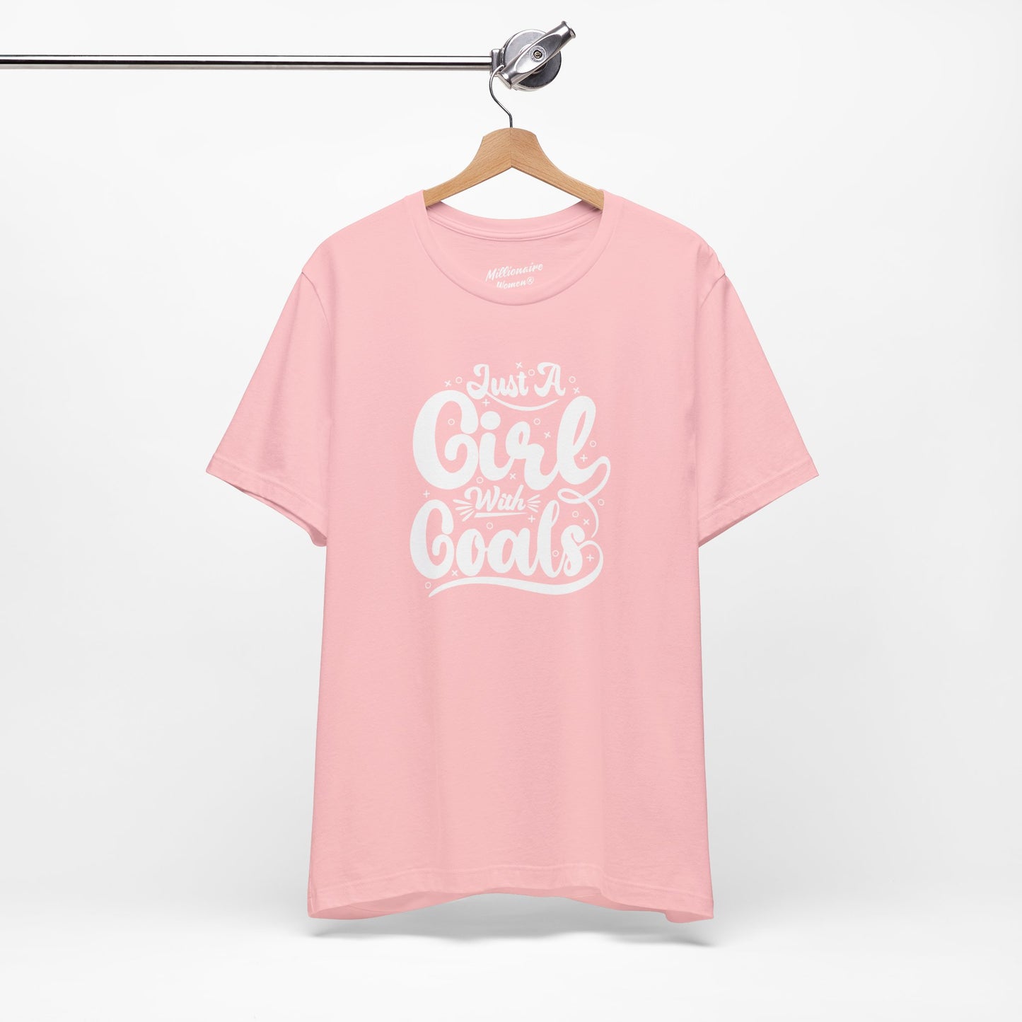 Just a Girl with Goals Soft Cotton Tee