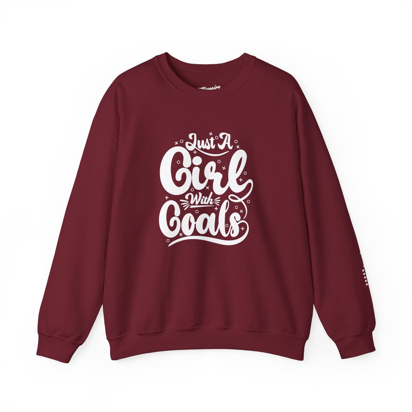 Just a Girl with Goals Unisex Crewneck Sweatshirt