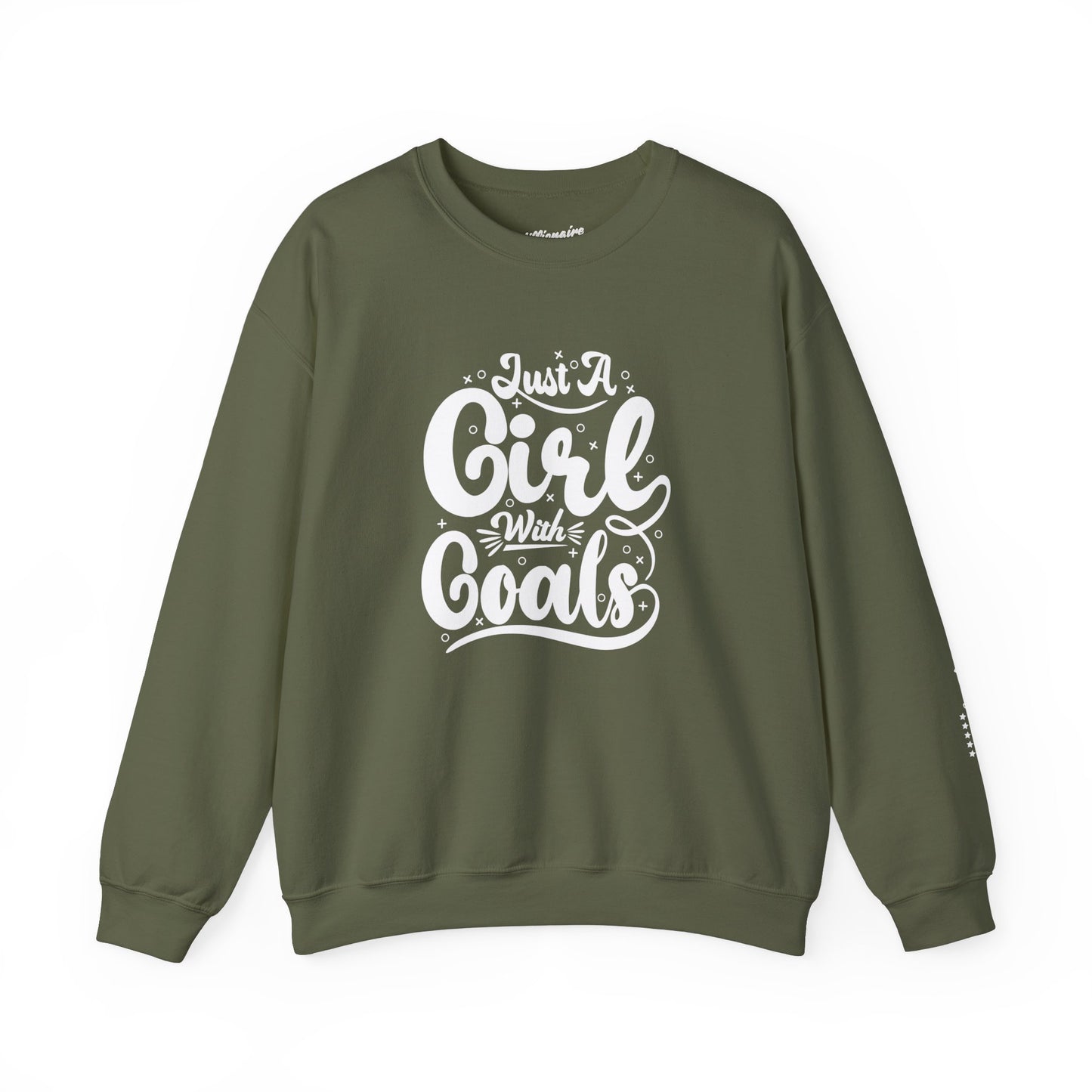 Just a Girl with Goals Unisex Crewneck Sweatshirt