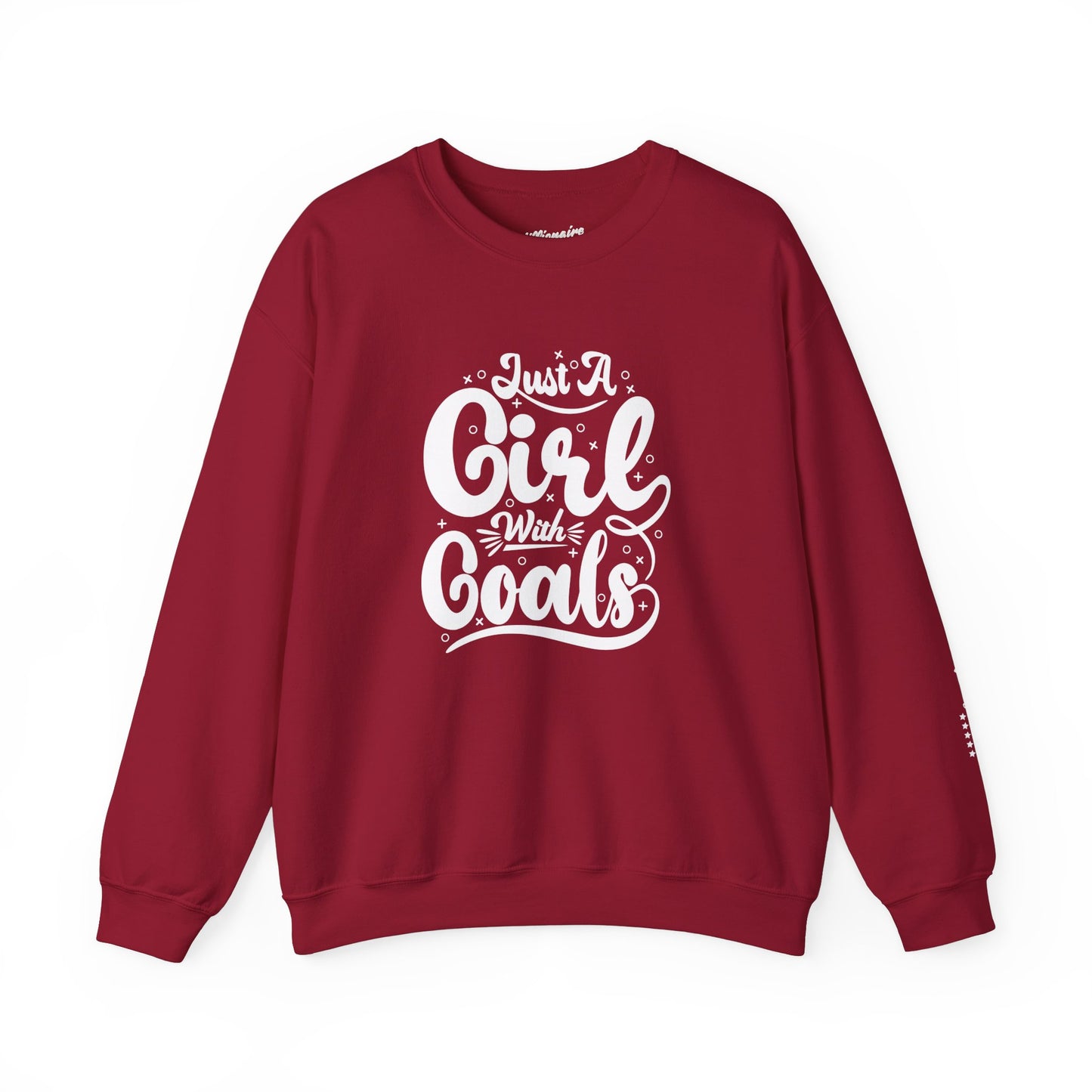 Just a Girl with Goals Unisex Crewneck Sweatshirt
