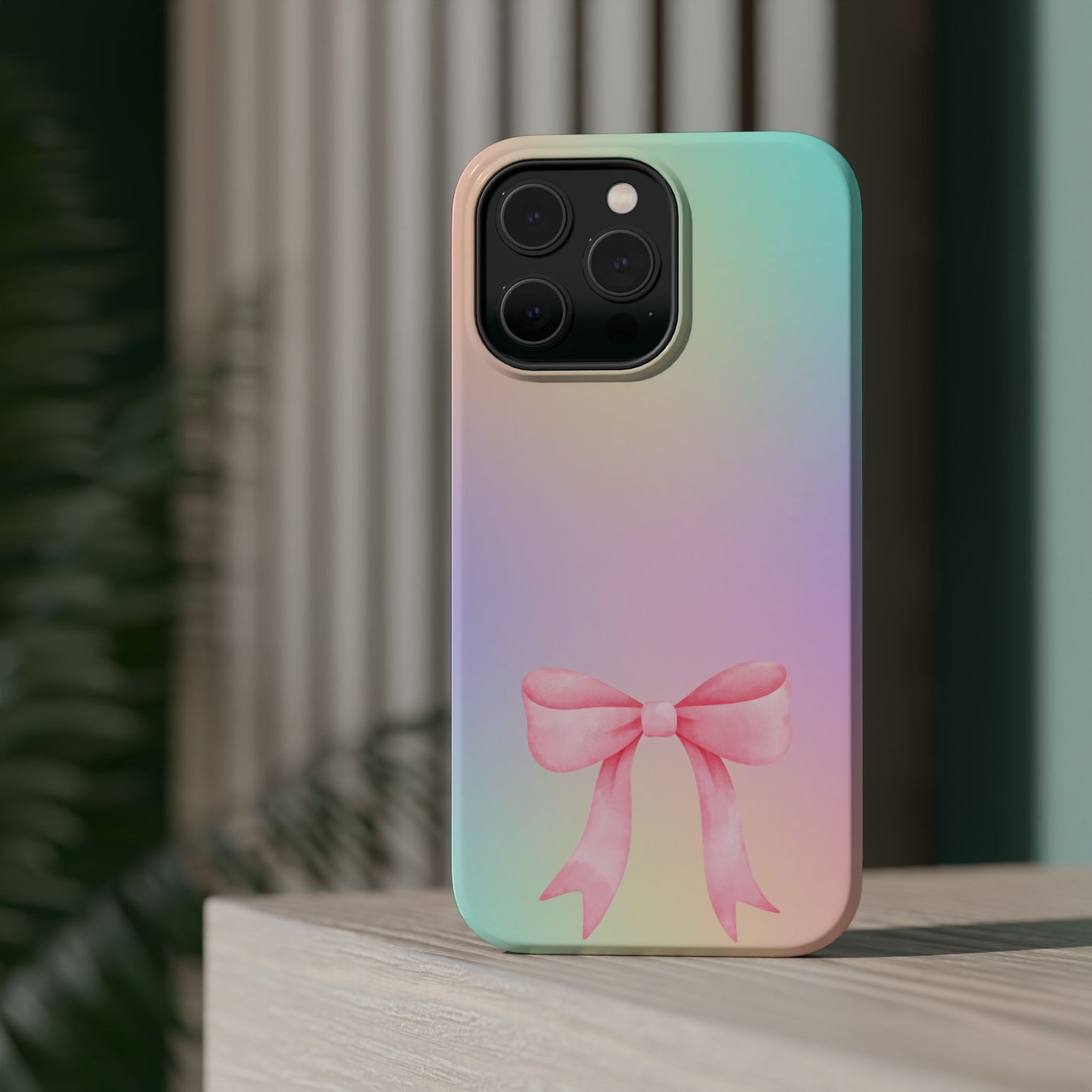 Pink Bow & Cotton Candy MagSafe iPhone® Case