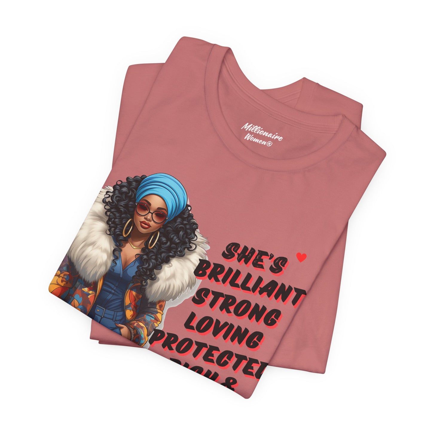 She's Brilliant Soft Cotton Tee