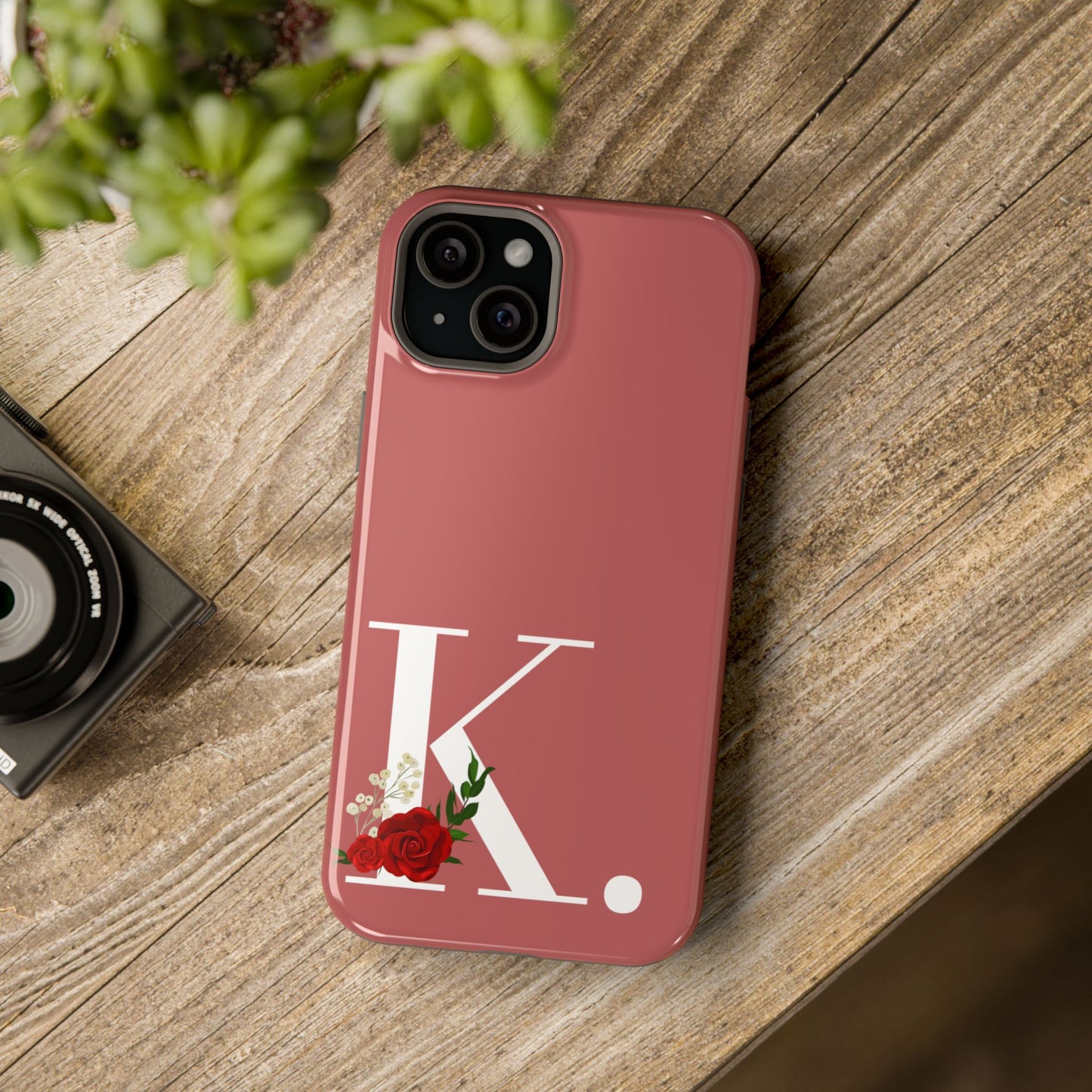 Personalized Letter K MagSafe iPhone® Case