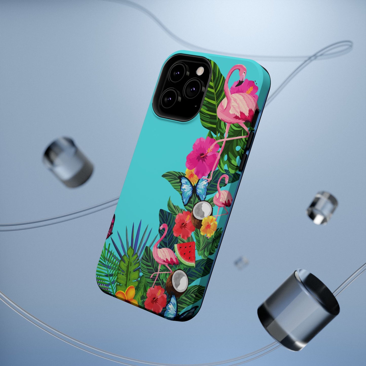 Pink Flamingo MagSafe iPhone® Case