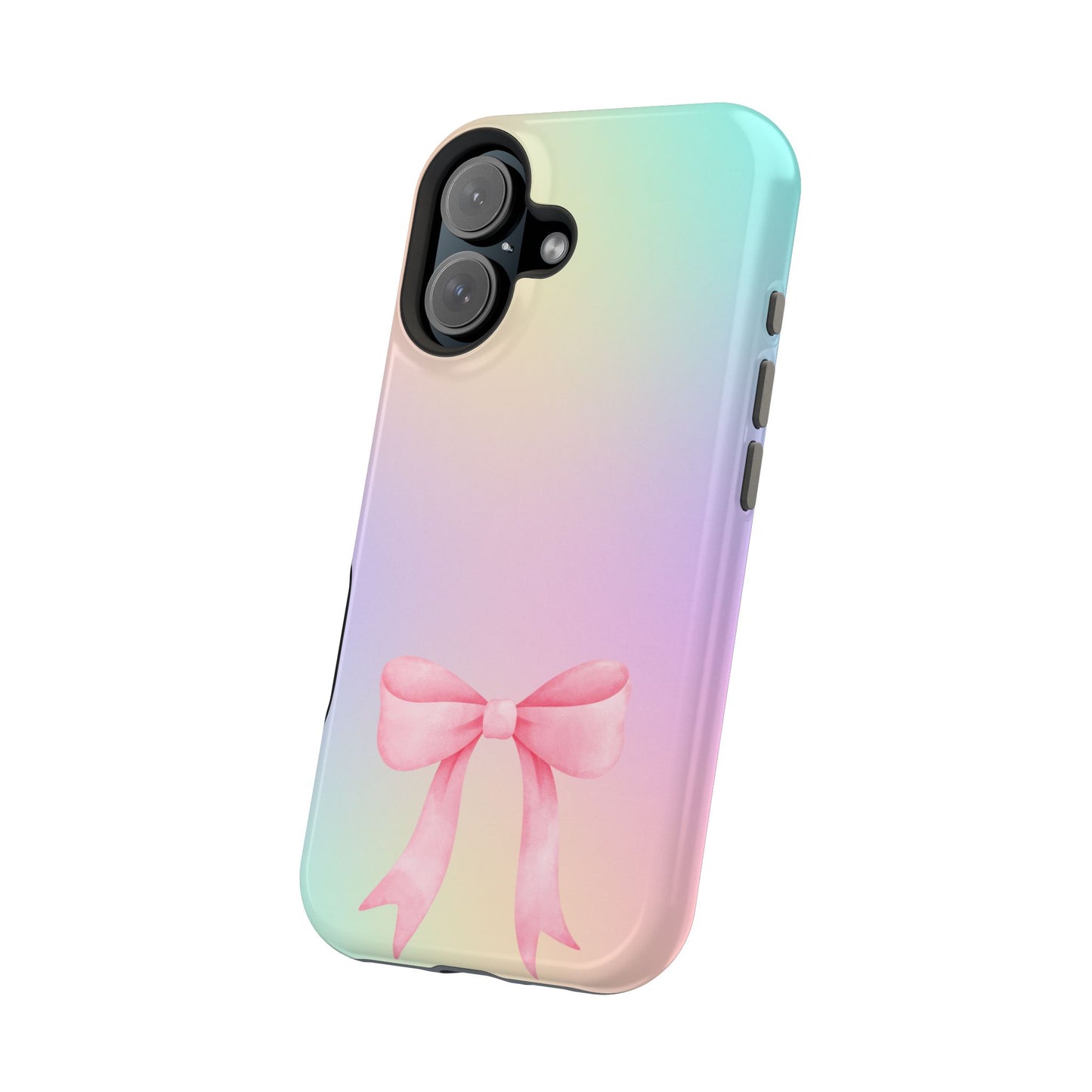 Pink Bow & Cotton Candy MagSafe iPhone® Case