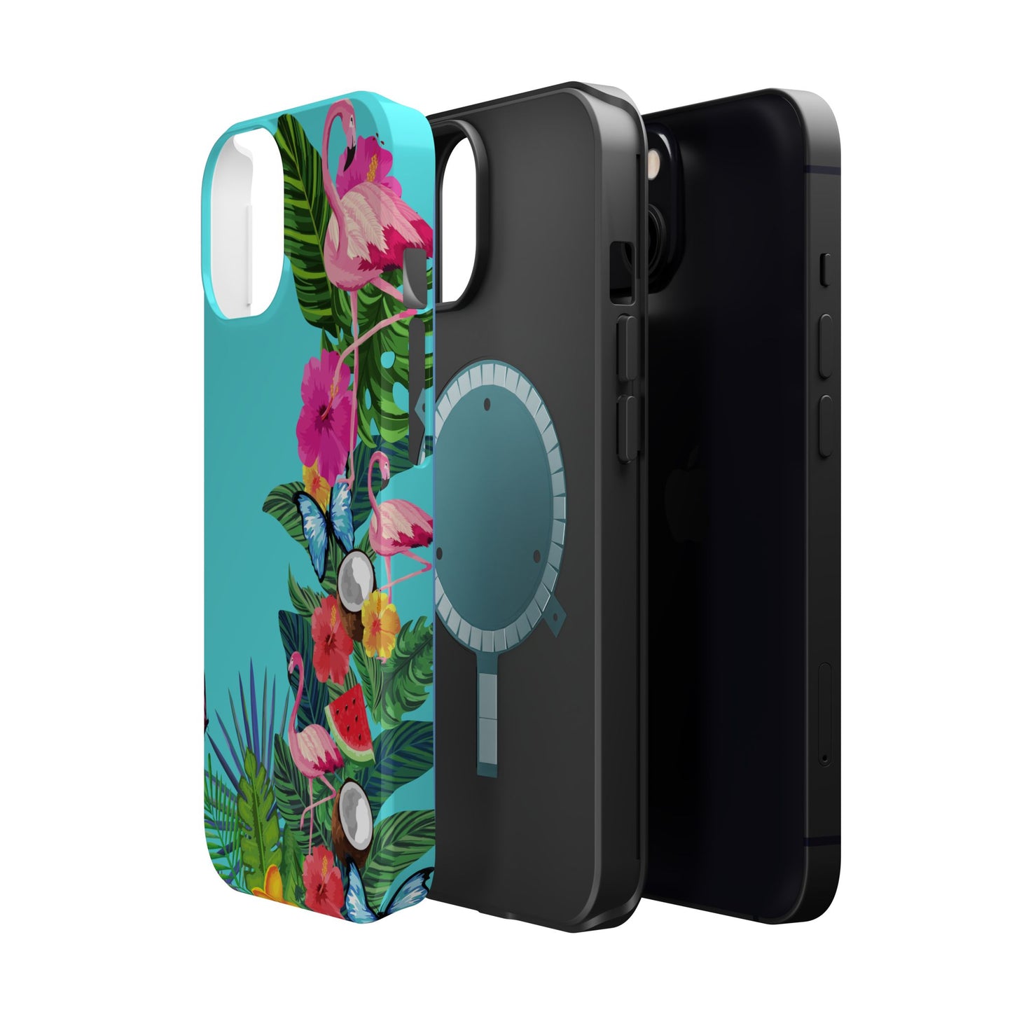 Pink Flamingo MagSafe iPhone® Case