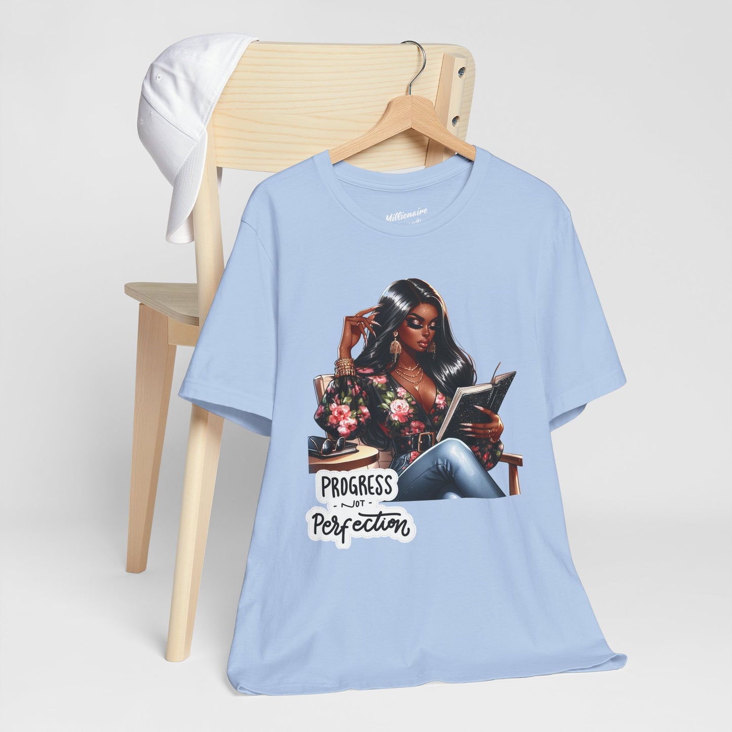 Progress Not Perfection Soft Cotton Tee