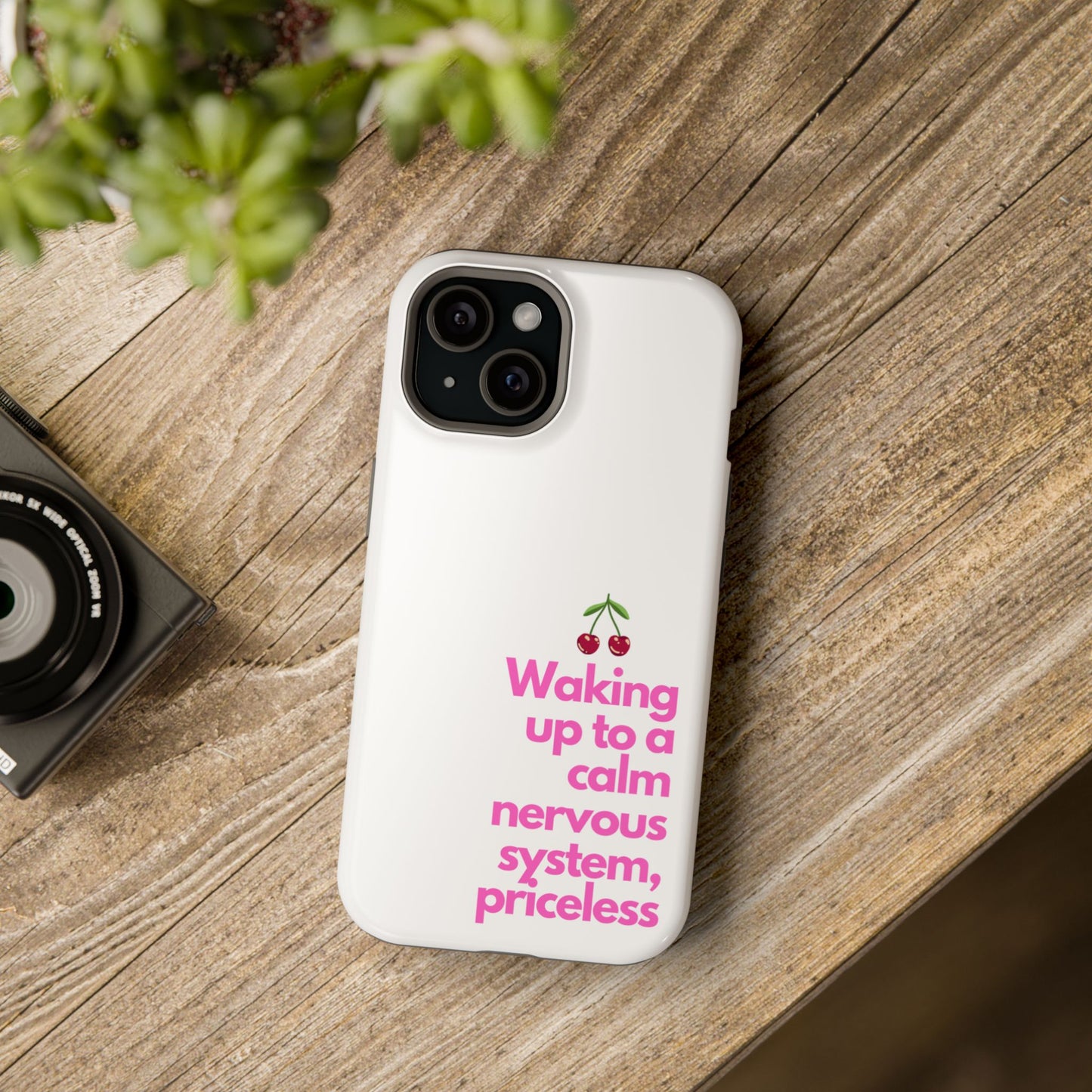 Stay Calm MagSafe iPhone® Case White