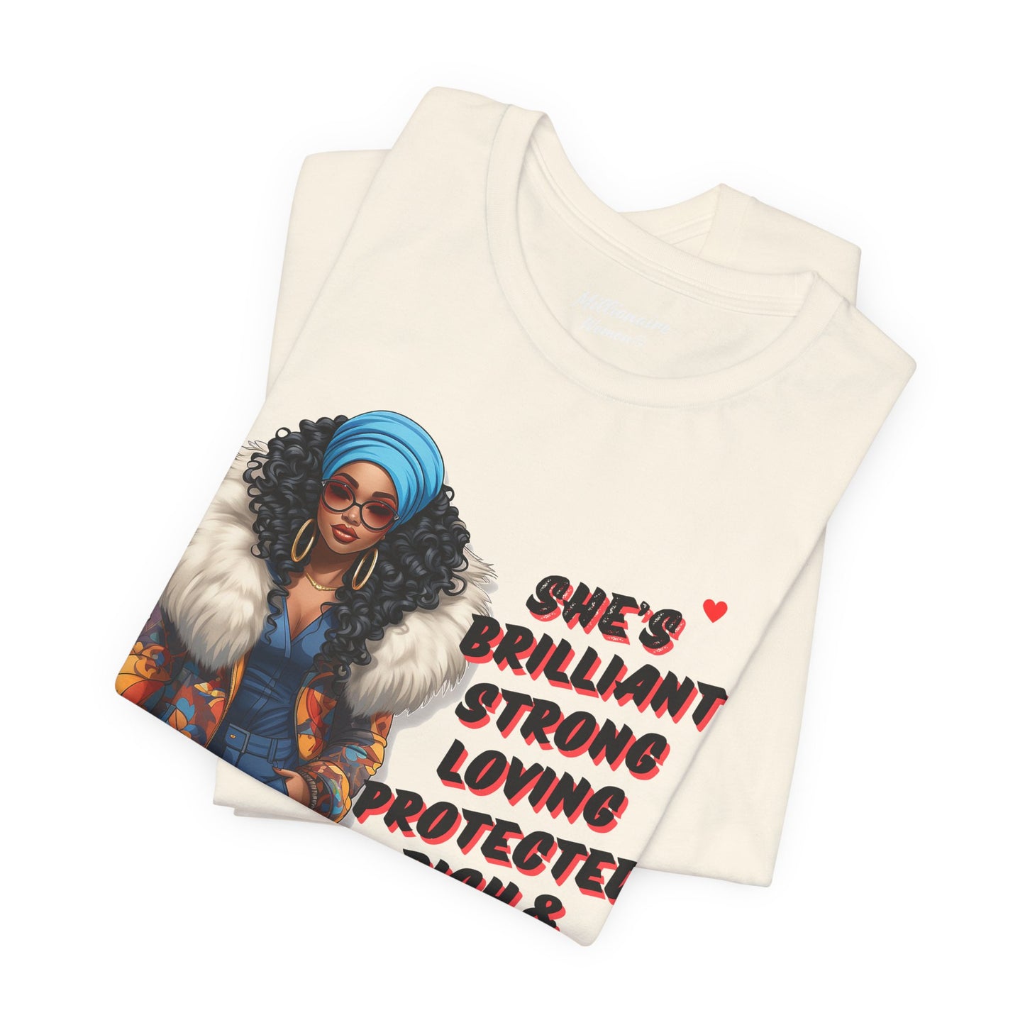 She's Brilliant Soft Cotton Tee