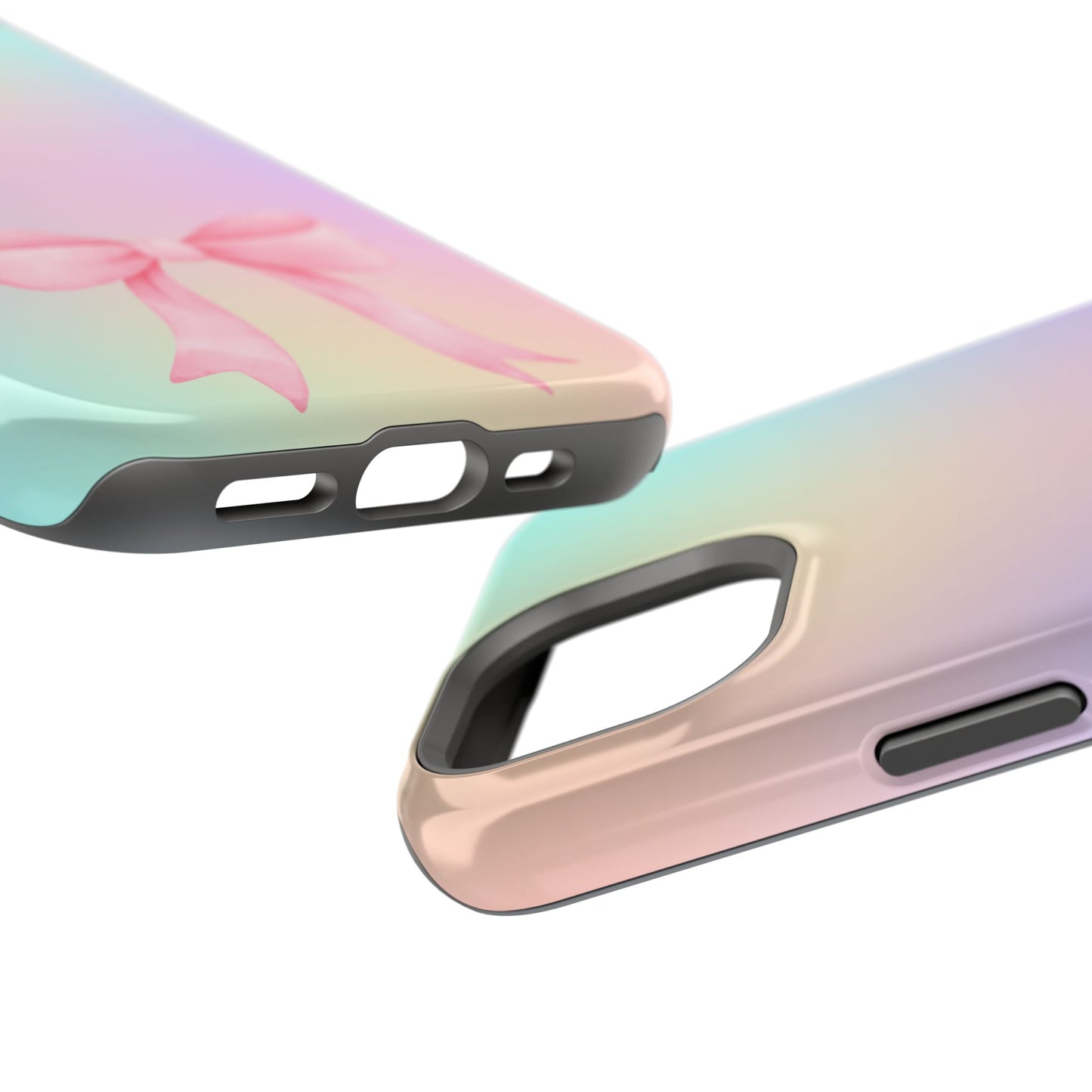 Pink Bow & Cotton Candy MagSafe iPhone® Case