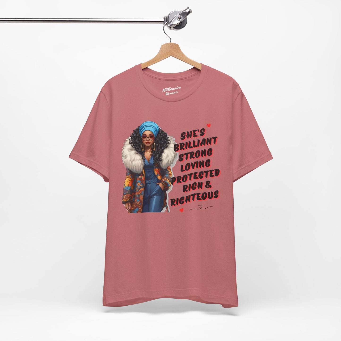 She's Brilliant Soft Cotton Tee