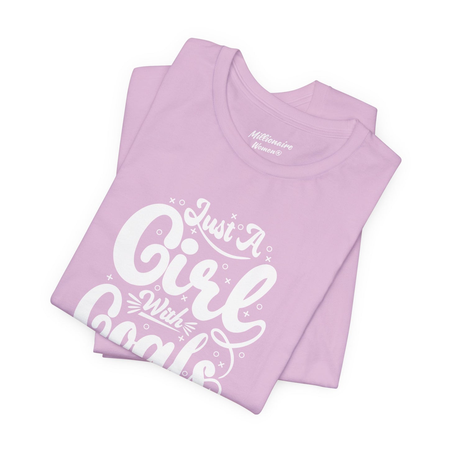 Just a Girl with Goals Soft Cotton Tee