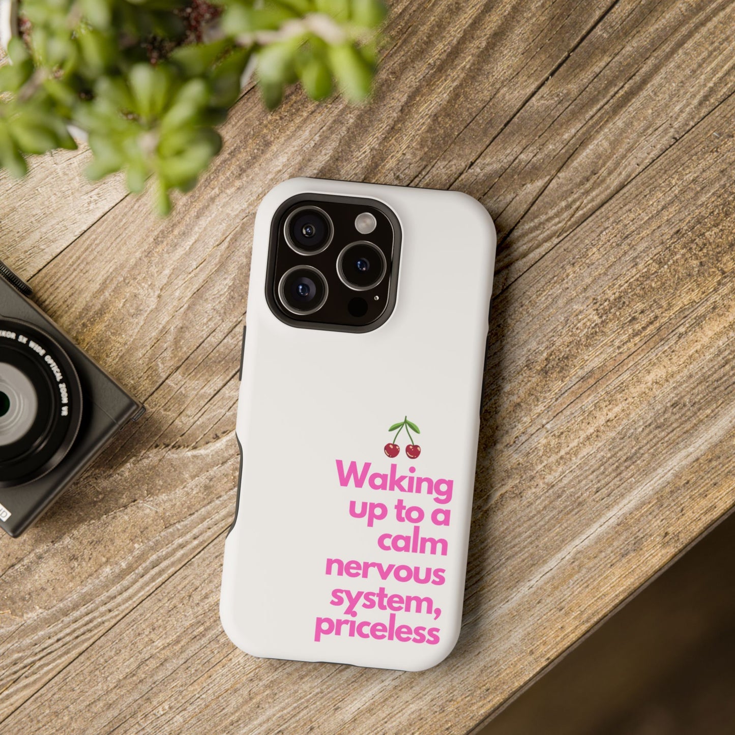Stay Calm MagSafe iPhone® Case White