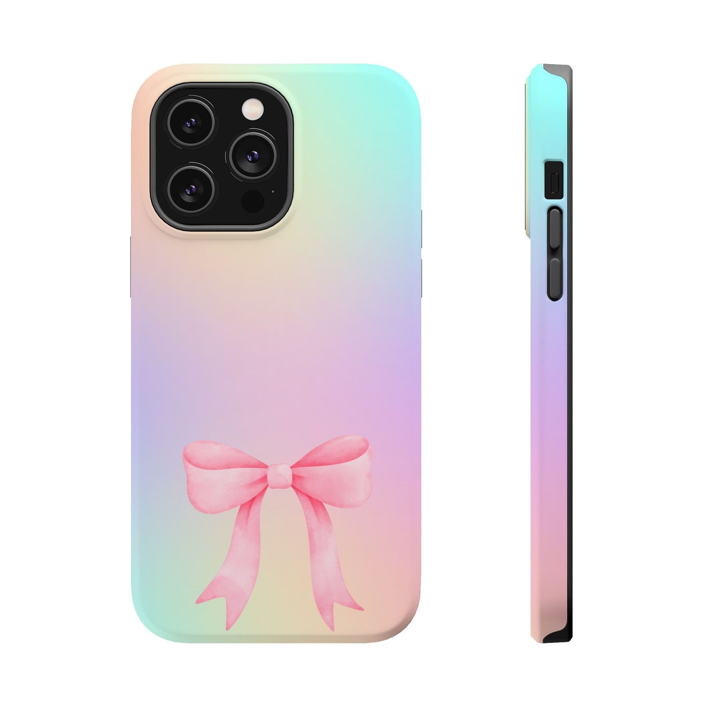 Pink Bow & Cotton Candy MagSafe iPhone® Case