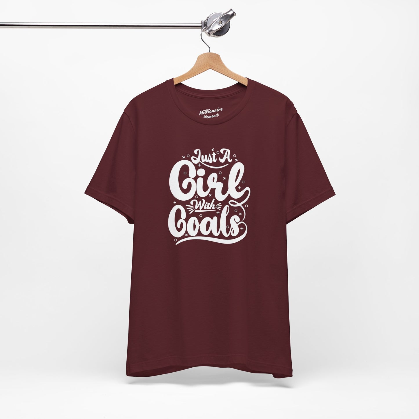 Just a Girl with Goals Soft Cotton Tee