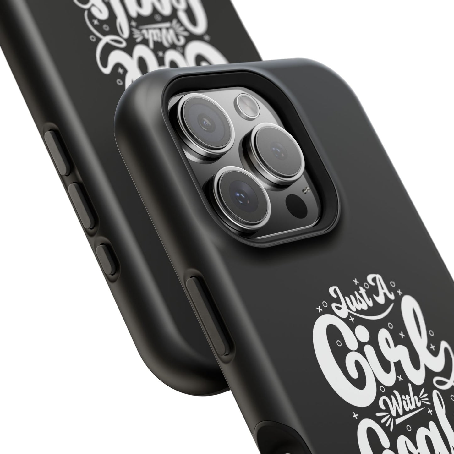 Girl with Goals MagSafe iPhone® Case Black