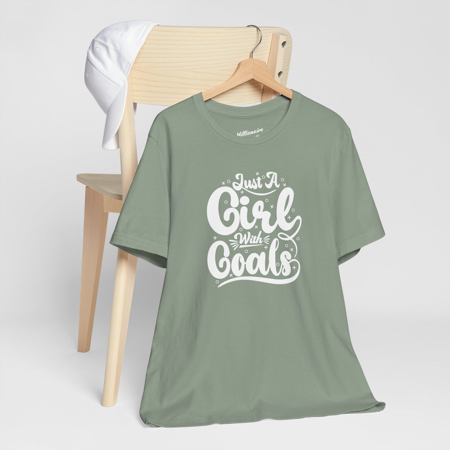 Just a Girl with Goals Soft Cotton Tee