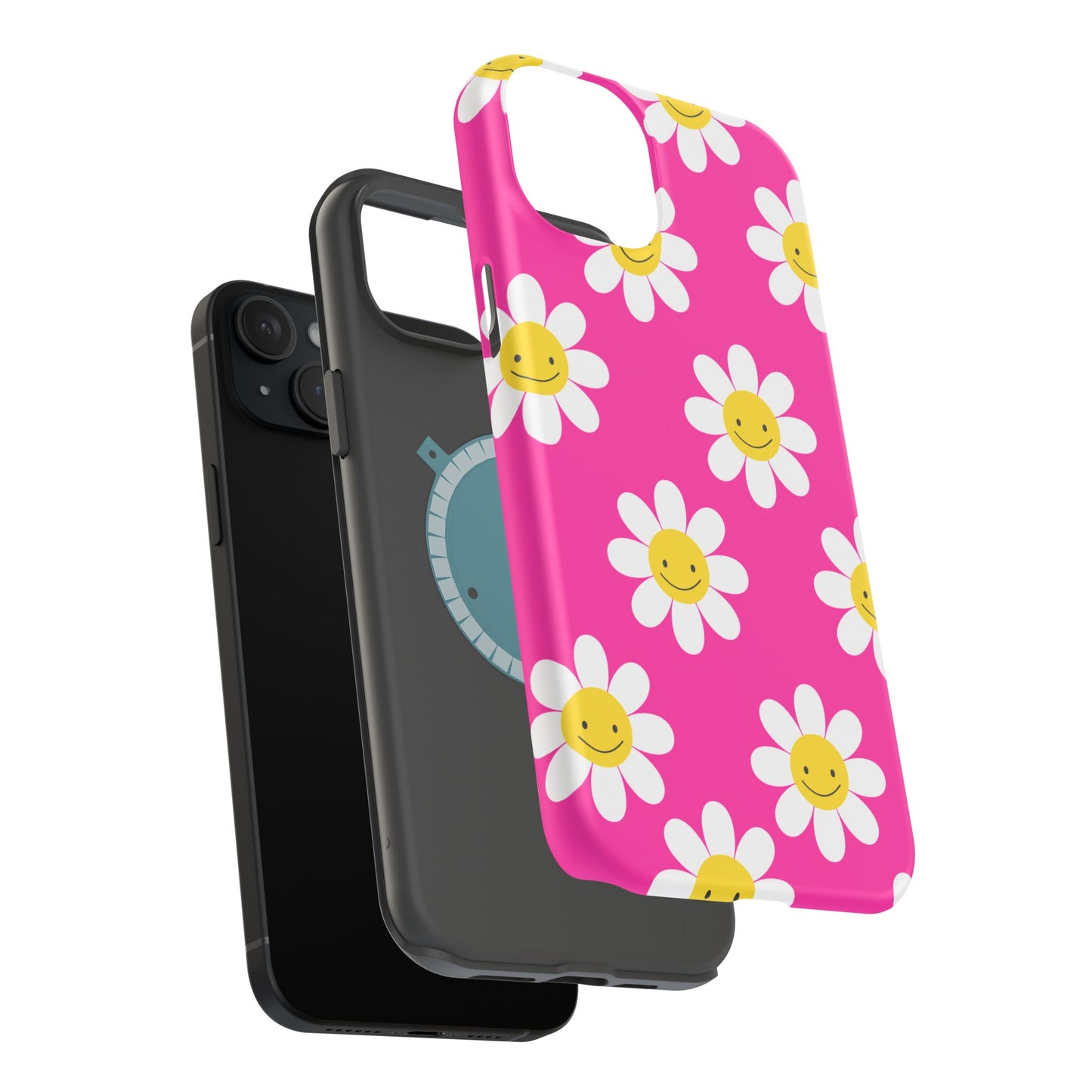 Pink Flowers MagSafe iPhone® Case