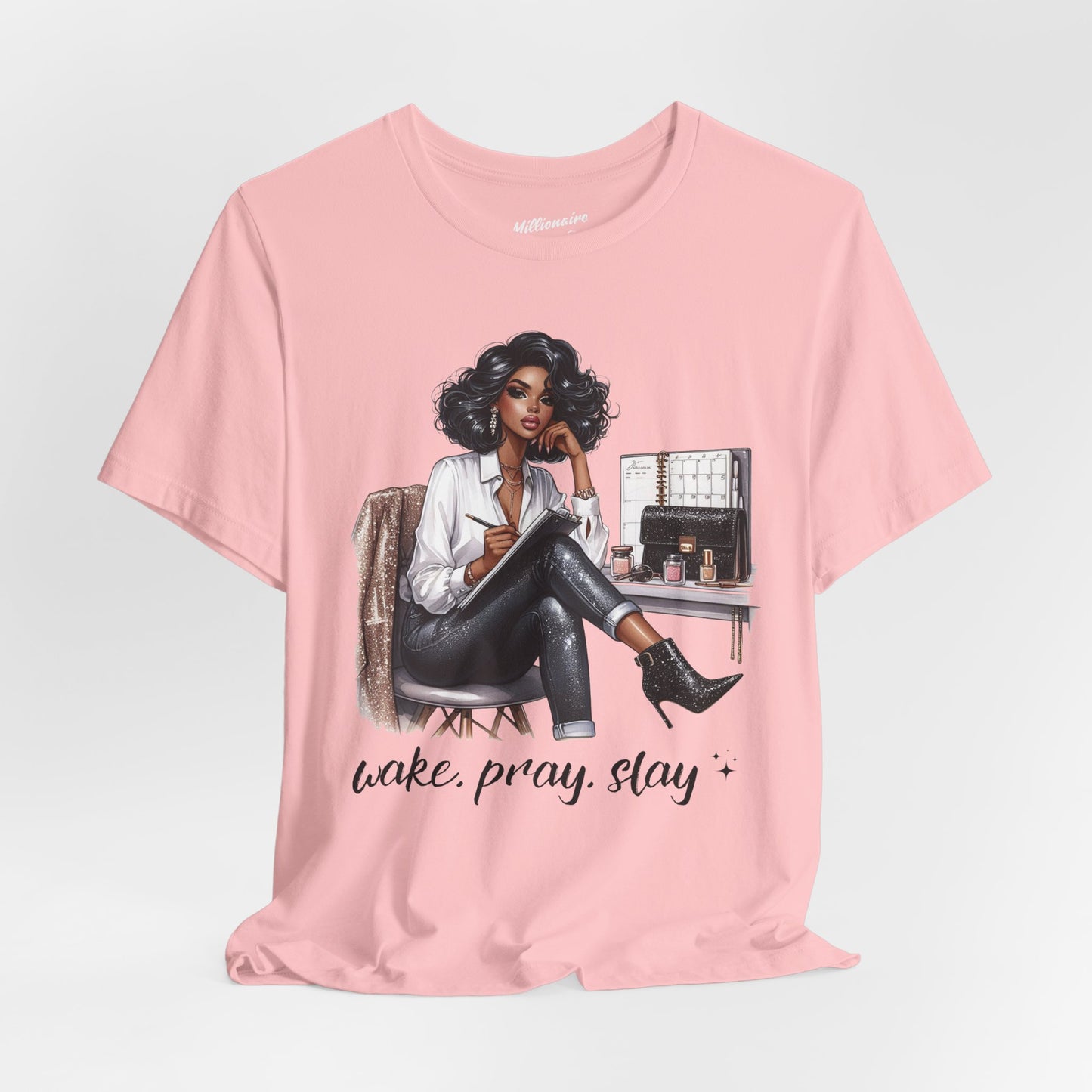 Wake Pray Slay Soft Cotton Tee
