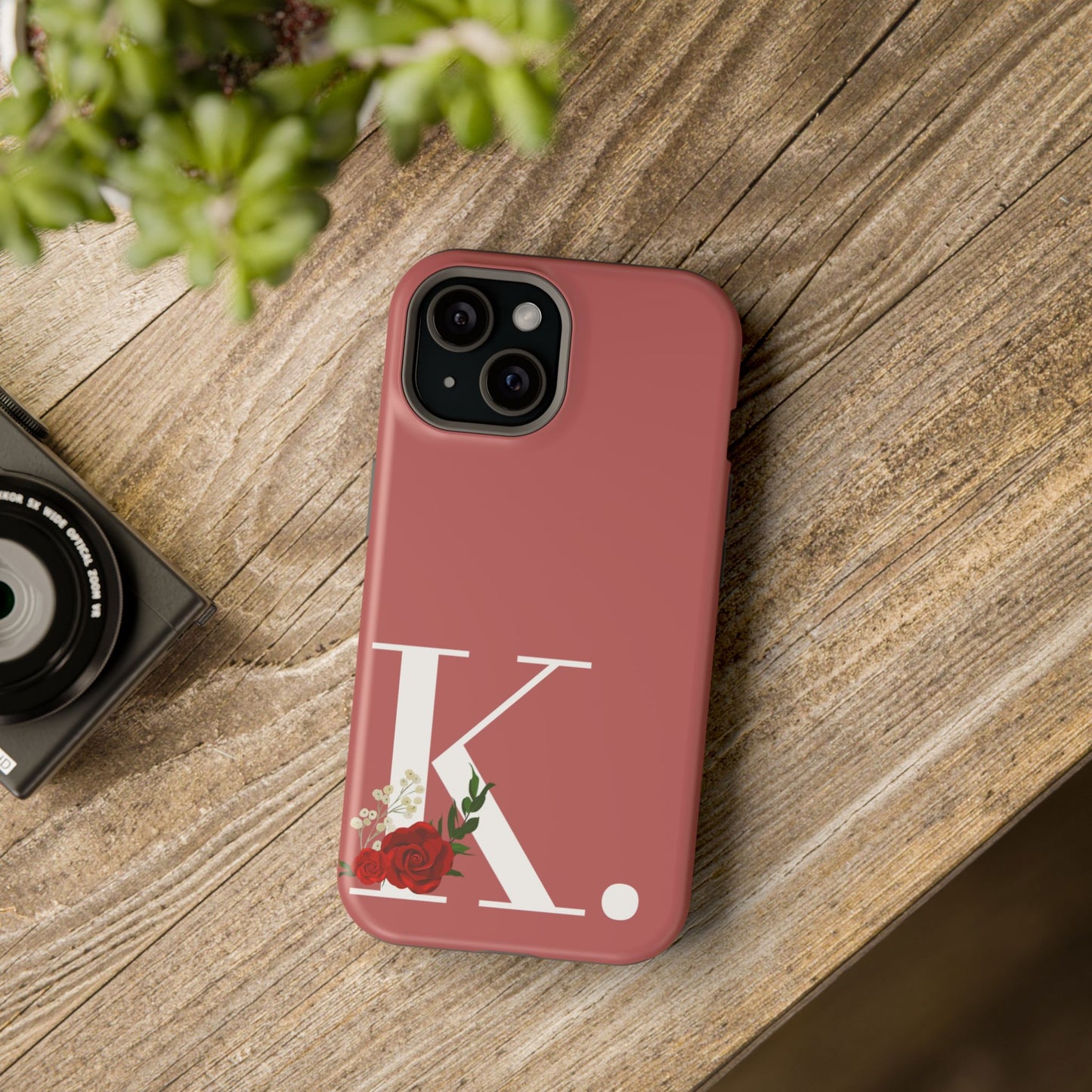 Personalized Letter K MagSafe iPhone® Case