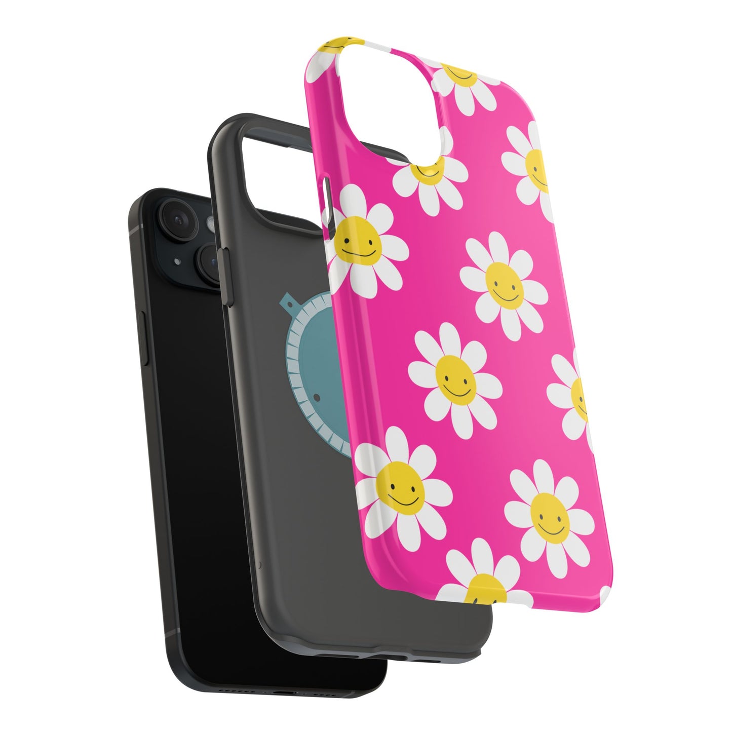 Pink Flowers MagSafe iPhone® Case