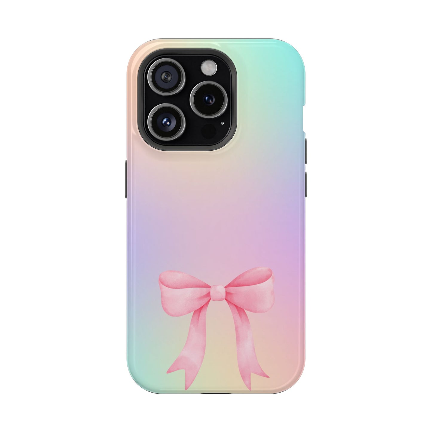 Pink Bow & Cotton Candy MagSafe iPhone® Case