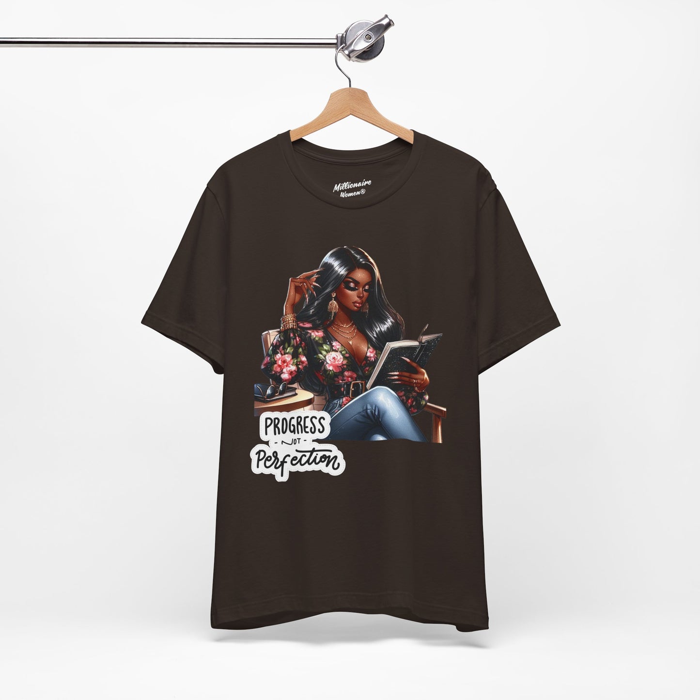 Progress Not Perfection Soft Cotton Tee