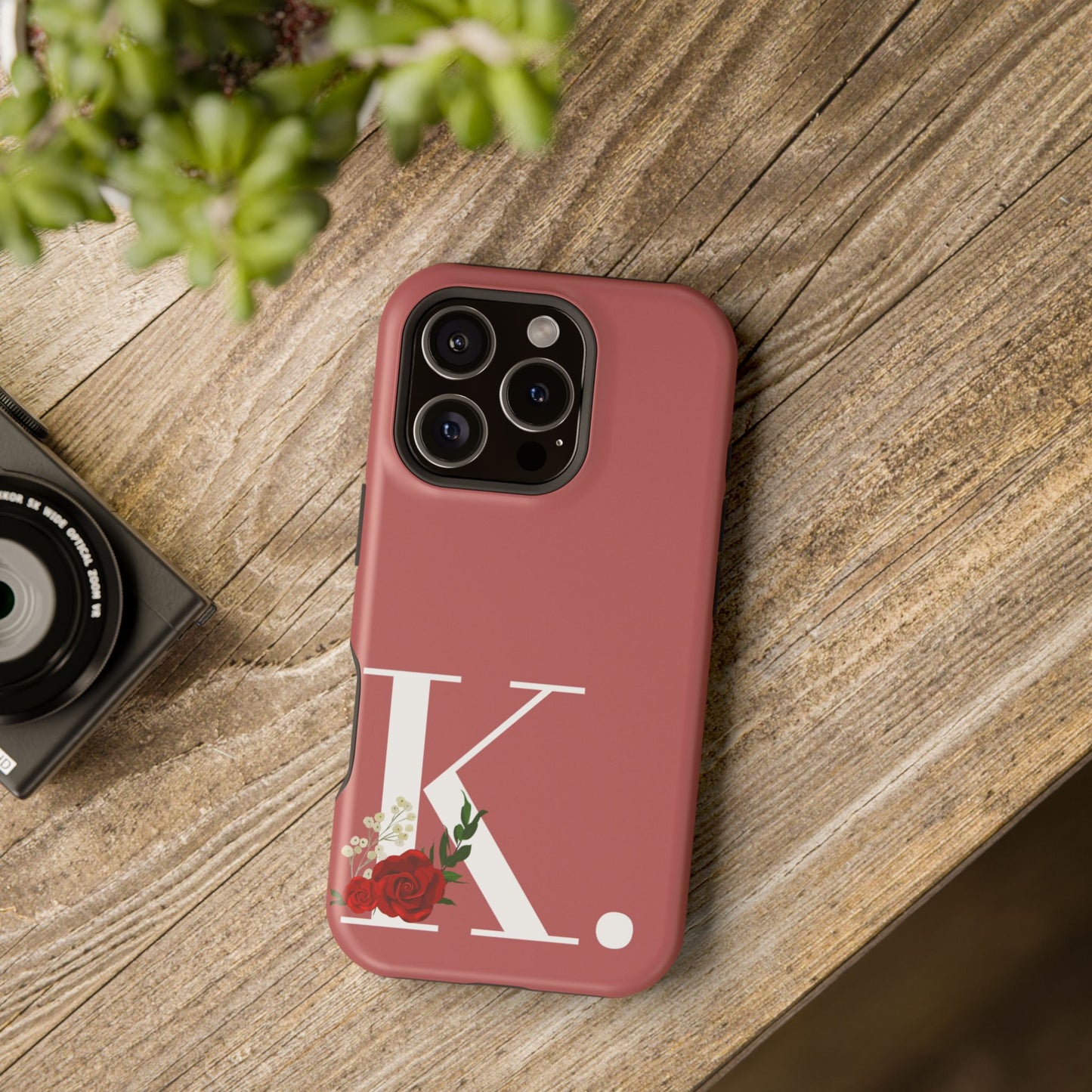 Personalized Letter K MagSafe iPhone® Case