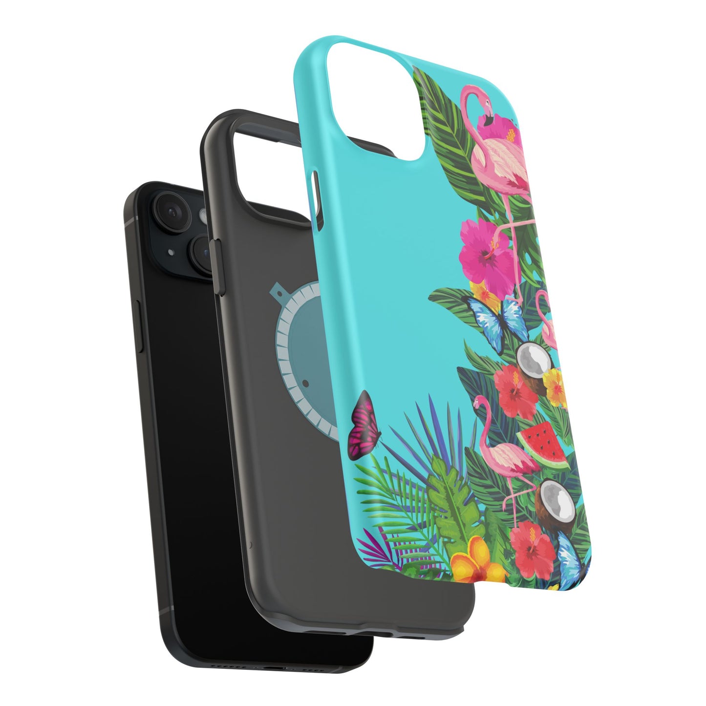 Pink Flamingo MagSafe iPhone® Case