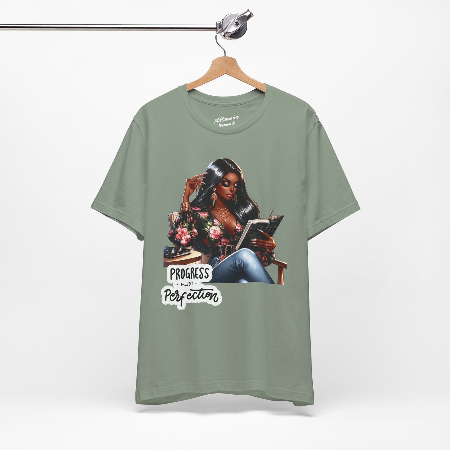 Progress Not Perfection Soft Cotton Tee