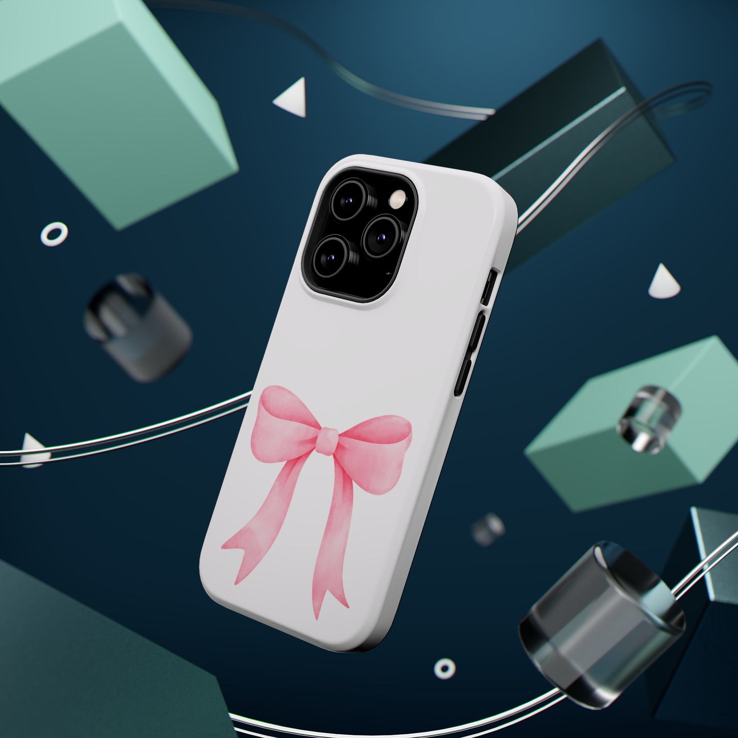 Pink Bow MagSafe iPhone® Case