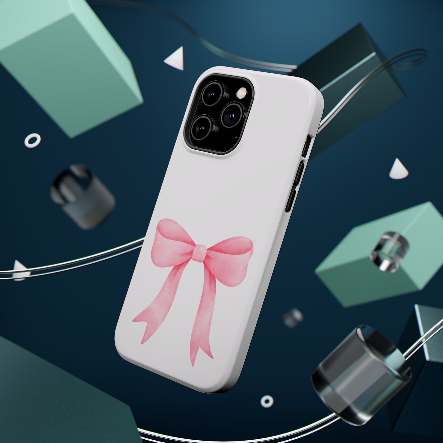 Pink Bow MagSafe iPhone® Case