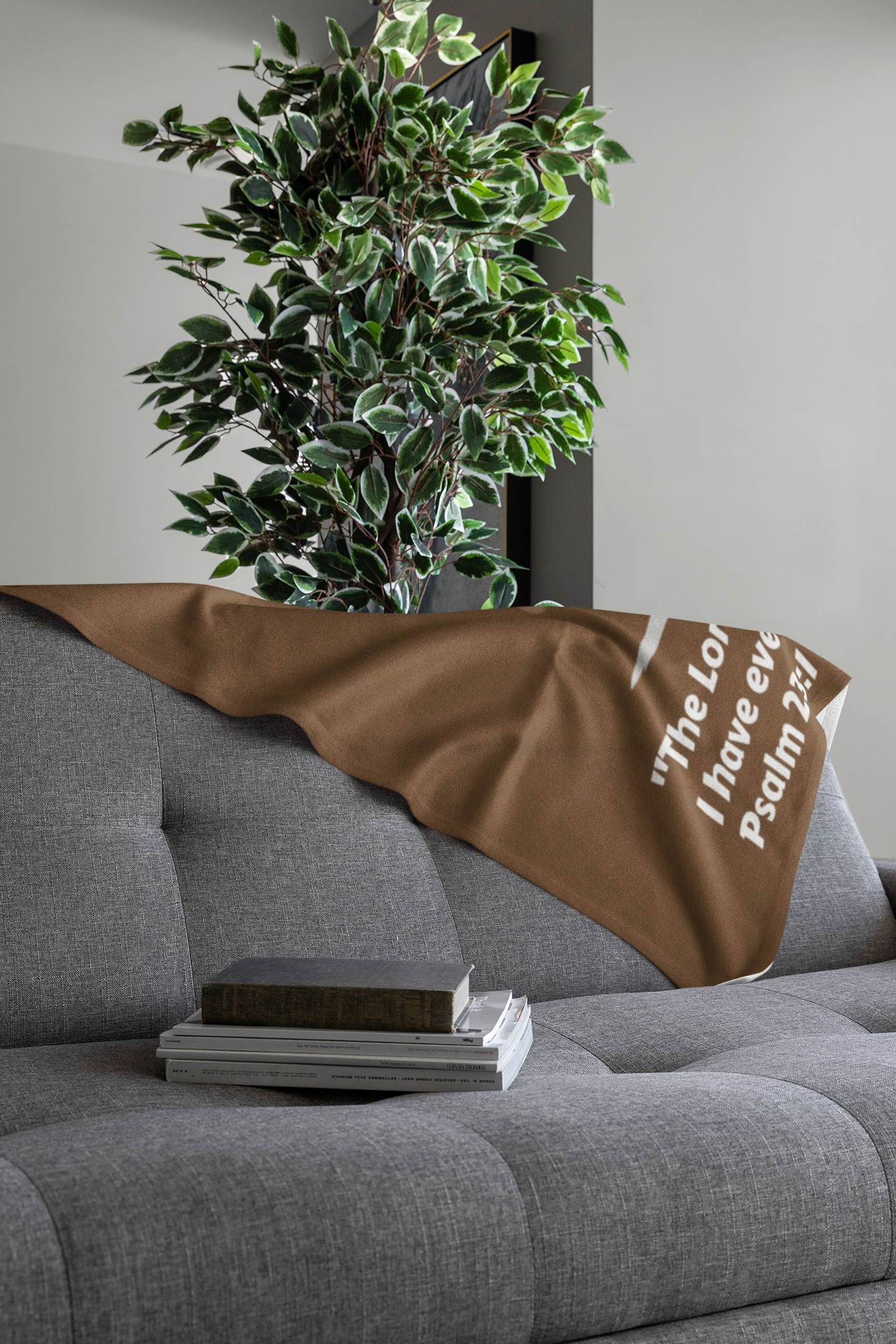 The Lord is My Shepherd Cozy Plush Throw Blanket