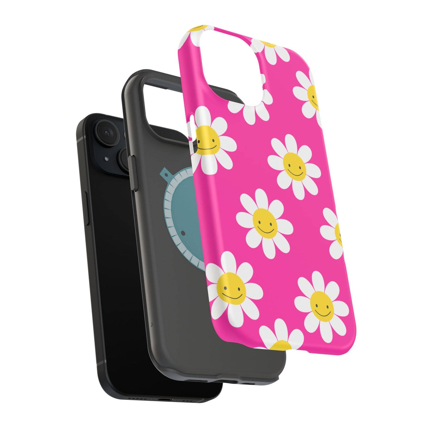 Pink Flowers MagSafe iPhone® Case
