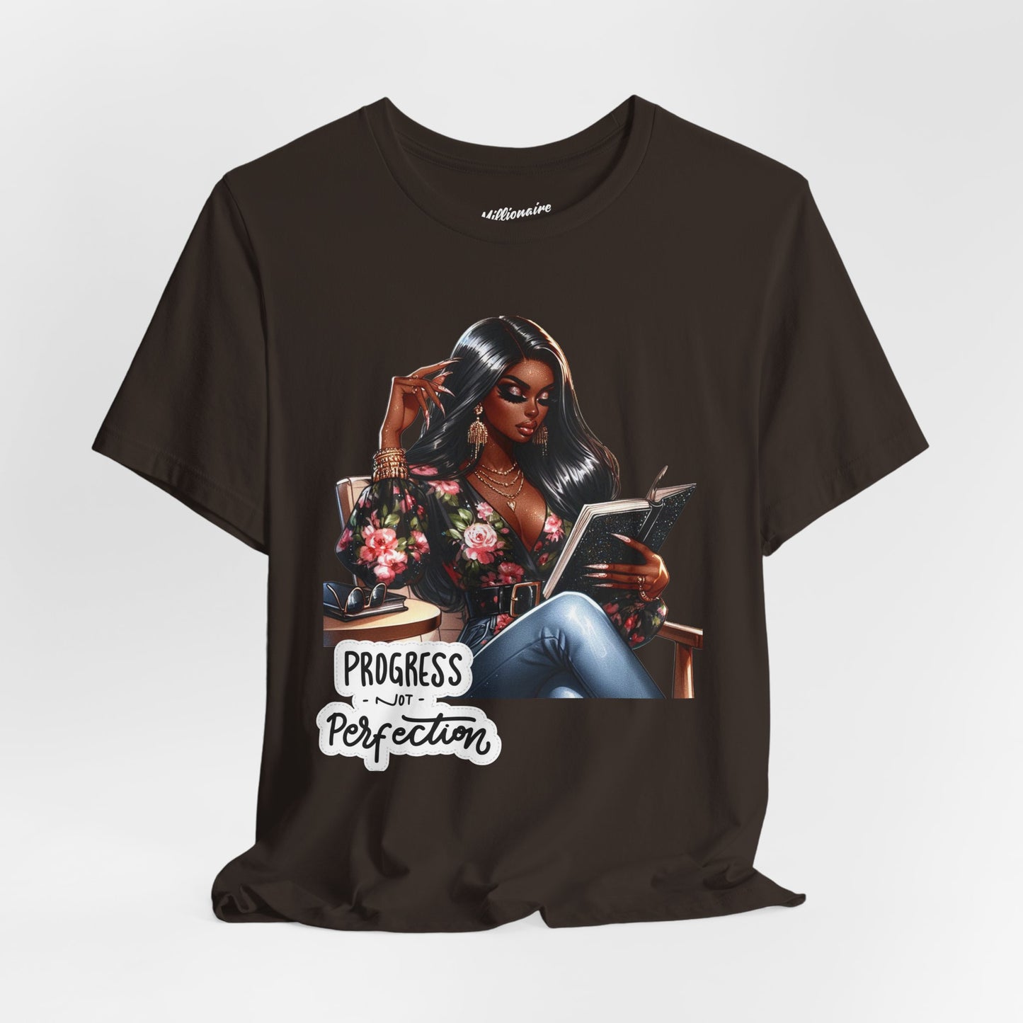 Progress Not Perfection Soft Cotton Tee