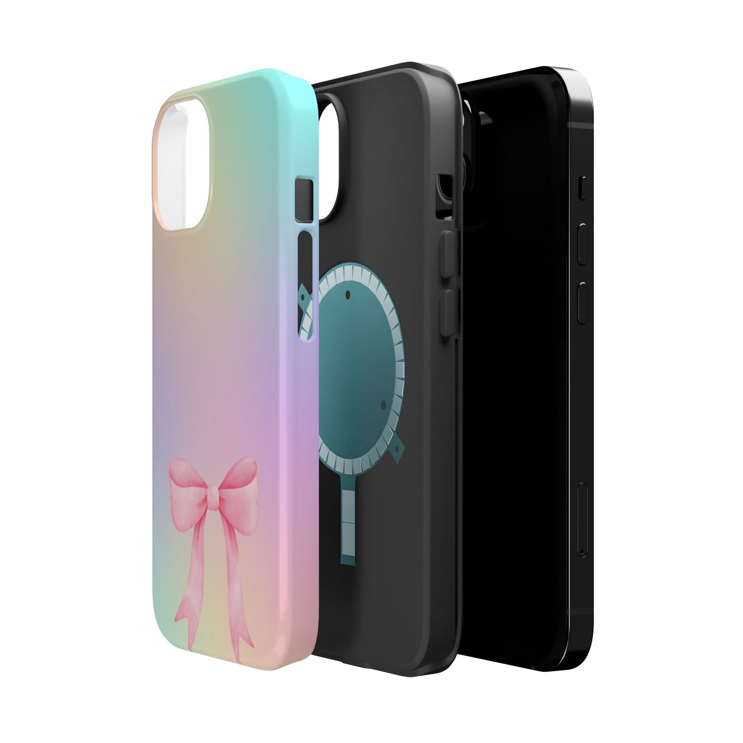 Pink Bow & Cotton Candy MagSafe iPhone® Case