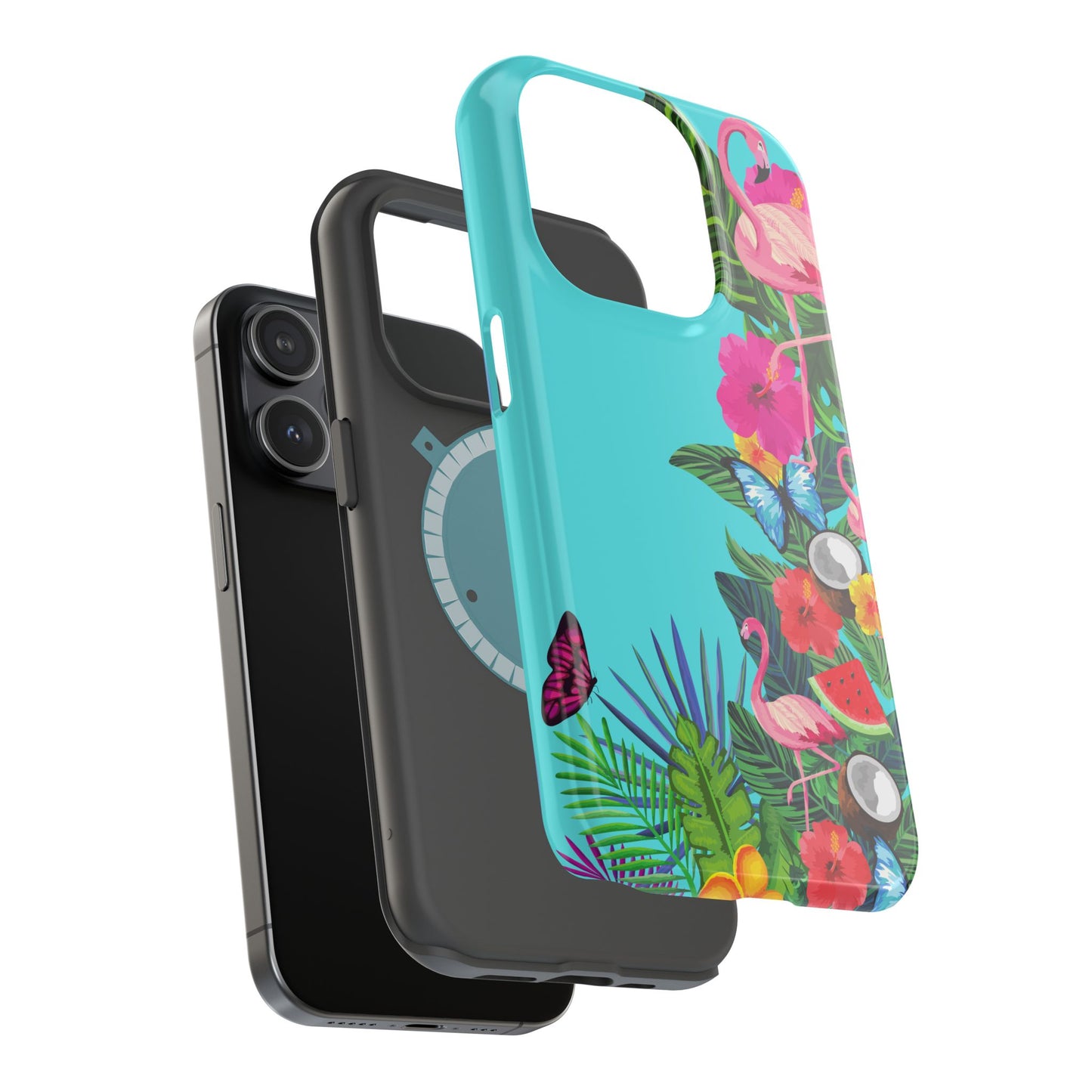 Pink Flamingo MagSafe iPhone® Case