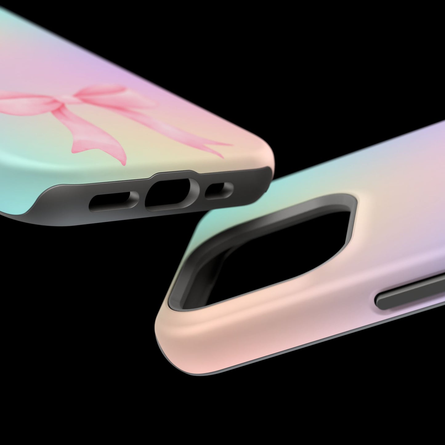 Pink Bow & Cotton Candy MagSafe iPhone® Case