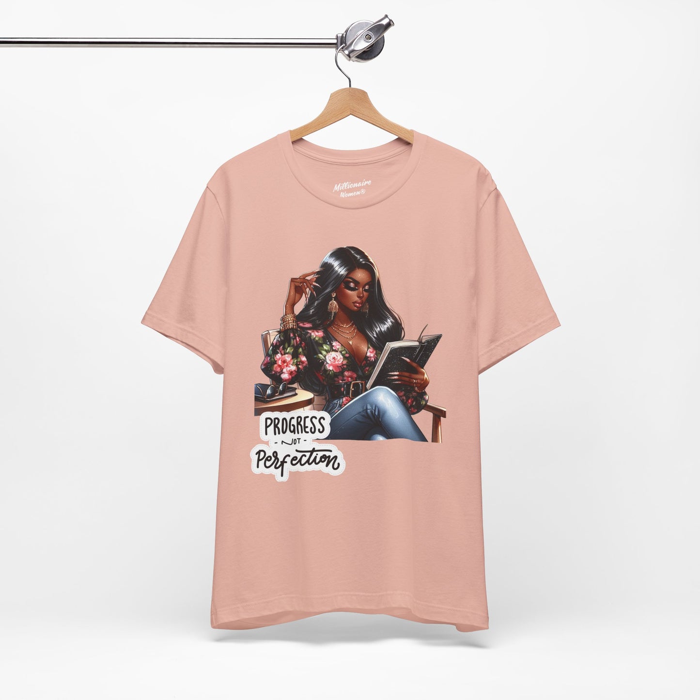 Progress Not Perfection Soft Cotton Tee