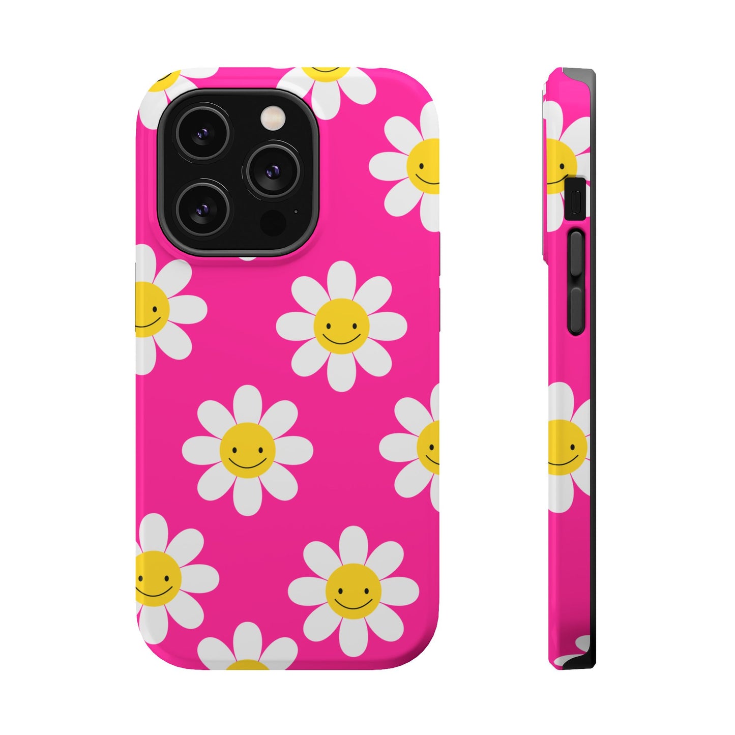 Pink Flowers MagSafe iPhone® Case