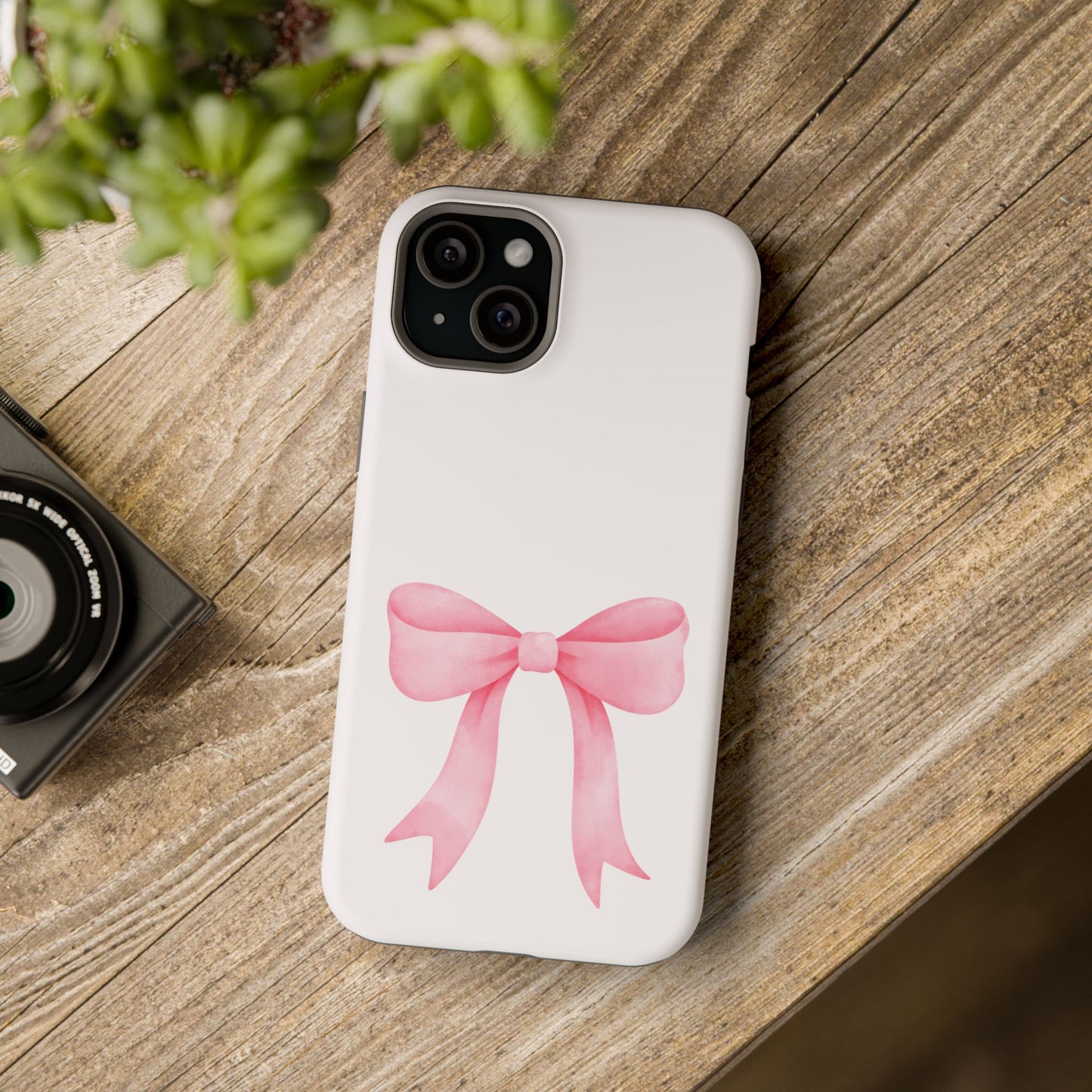 Pink Bow MagSafe iPhone® Case