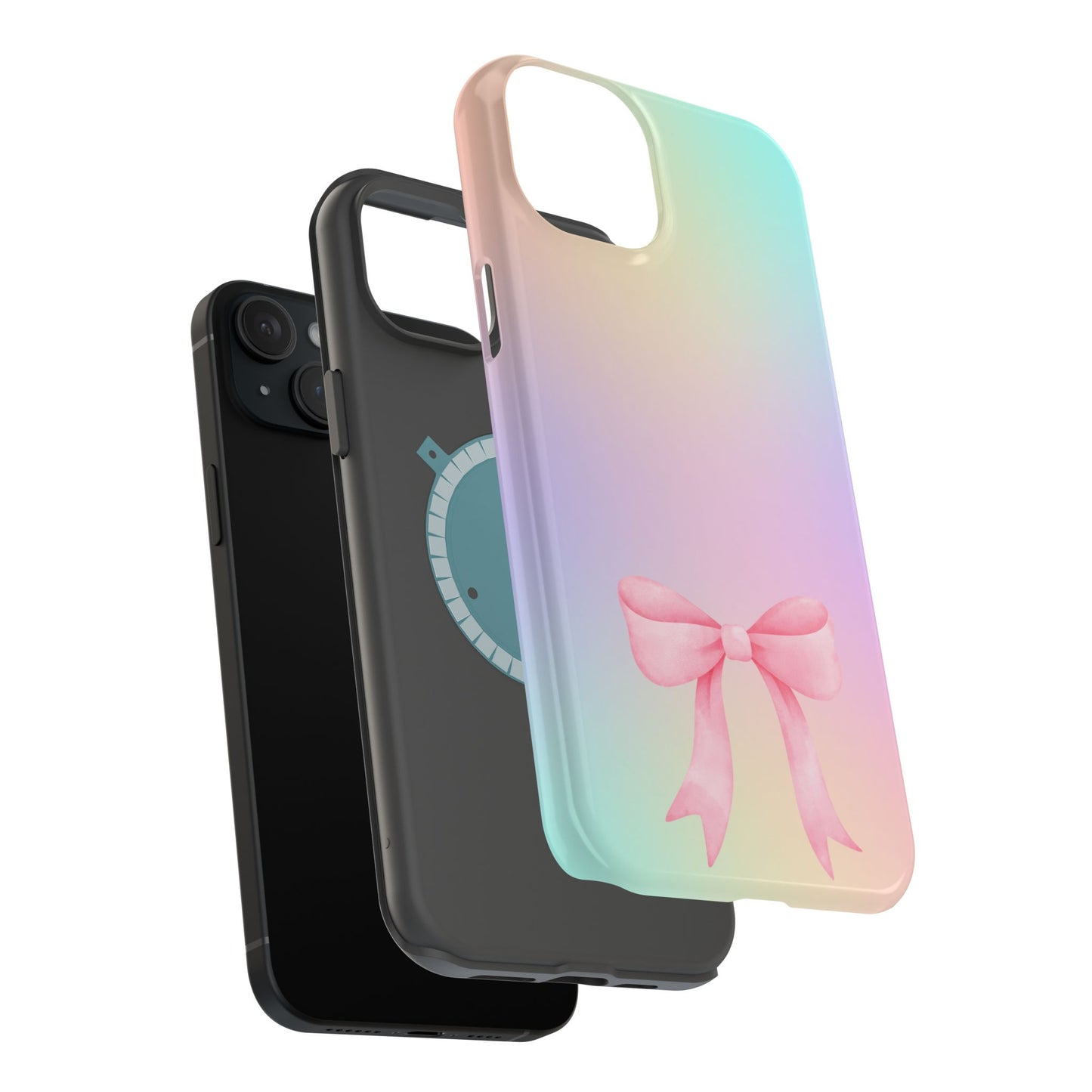 Pink Bow & Cotton Candy MagSafe iPhone® Case