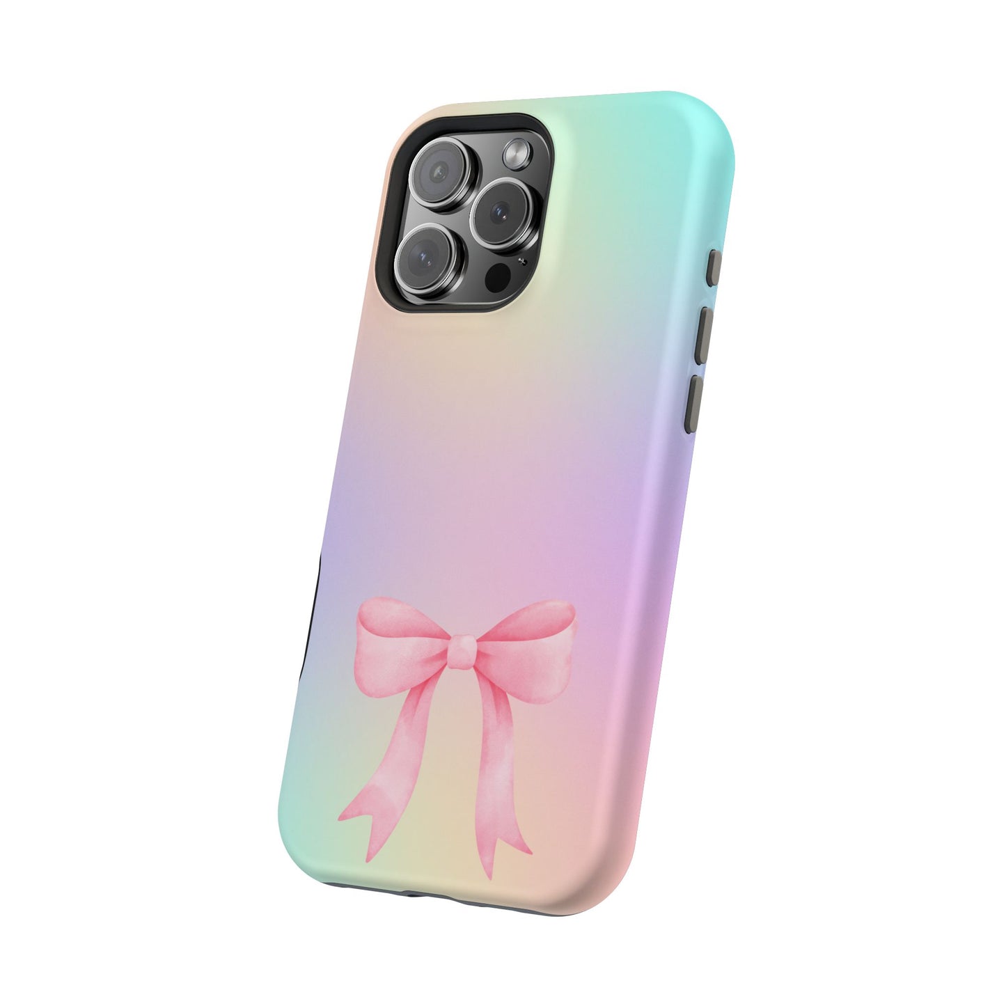 Pink Bow & Cotton Candy MagSafe iPhone® Case