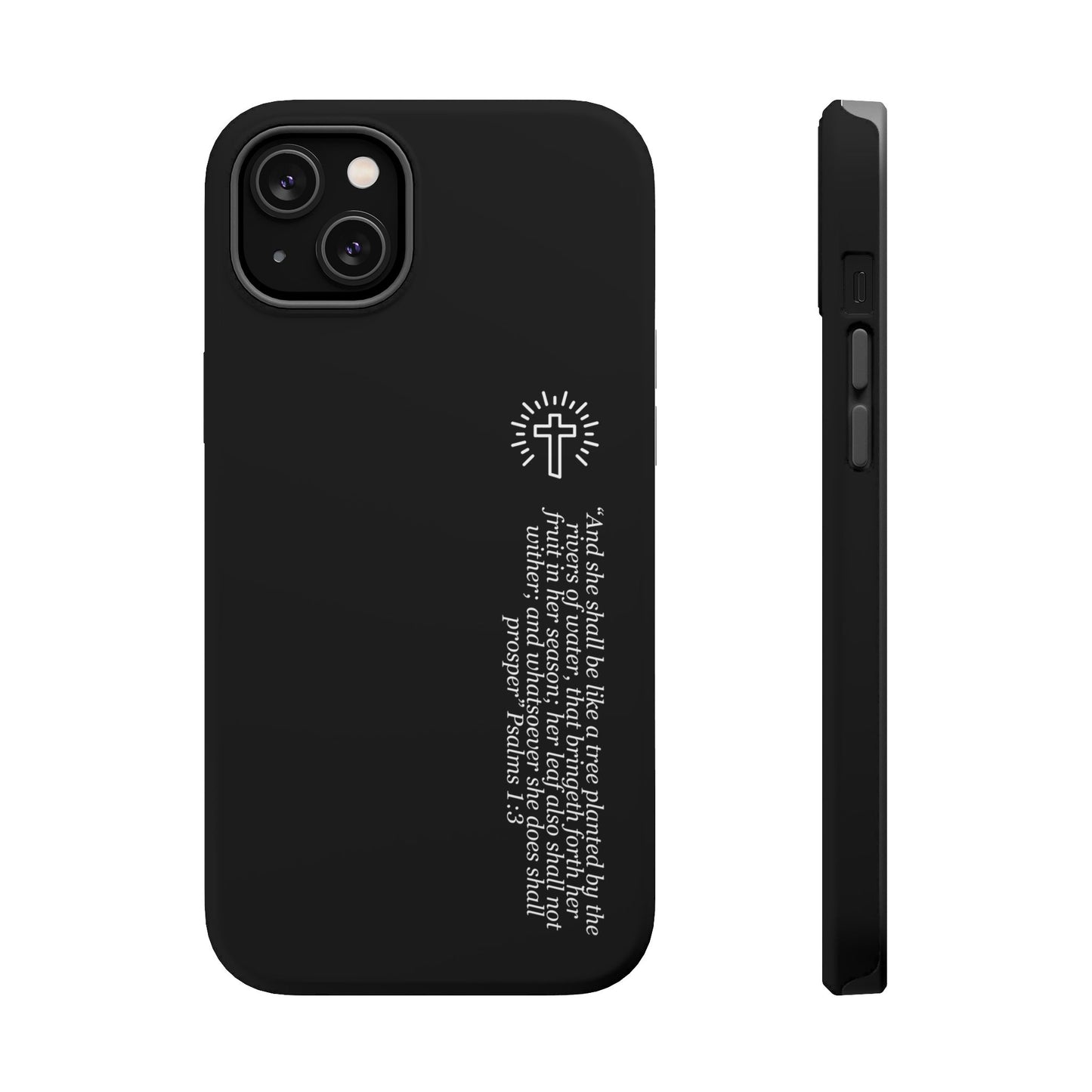She Shall be Planted MagSafe iPhone® Case Black
